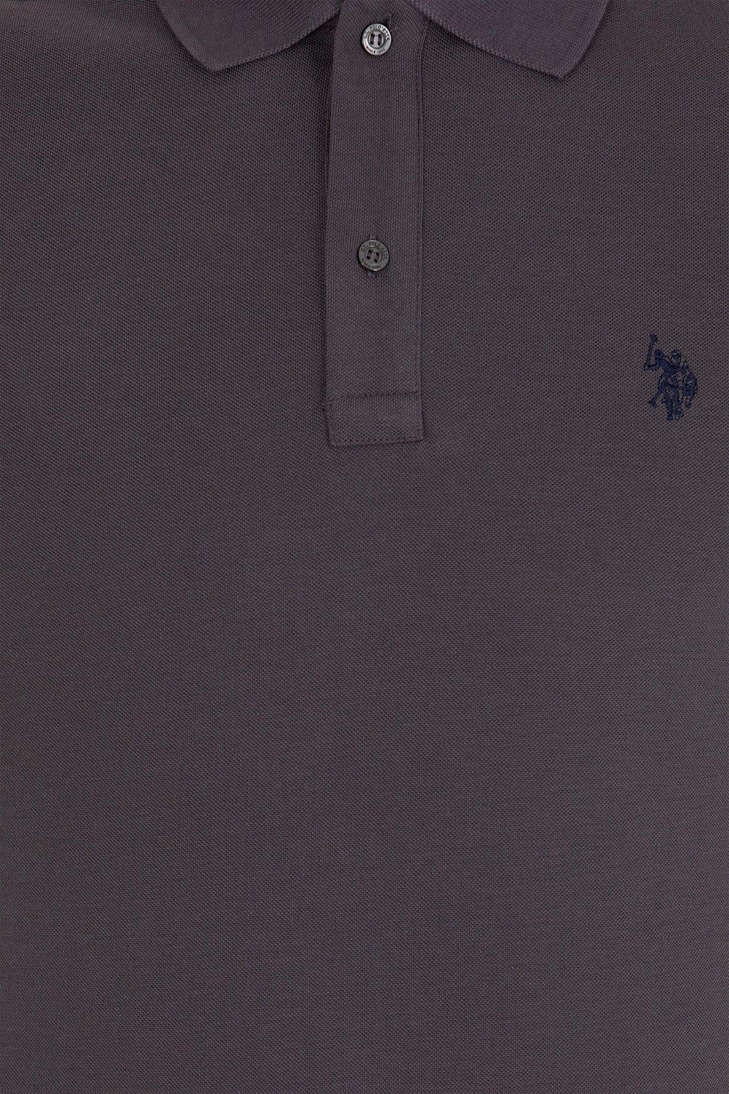 Мужская антрацитовая футболка с воротником поло Basic - U.s. polo assn фото 12