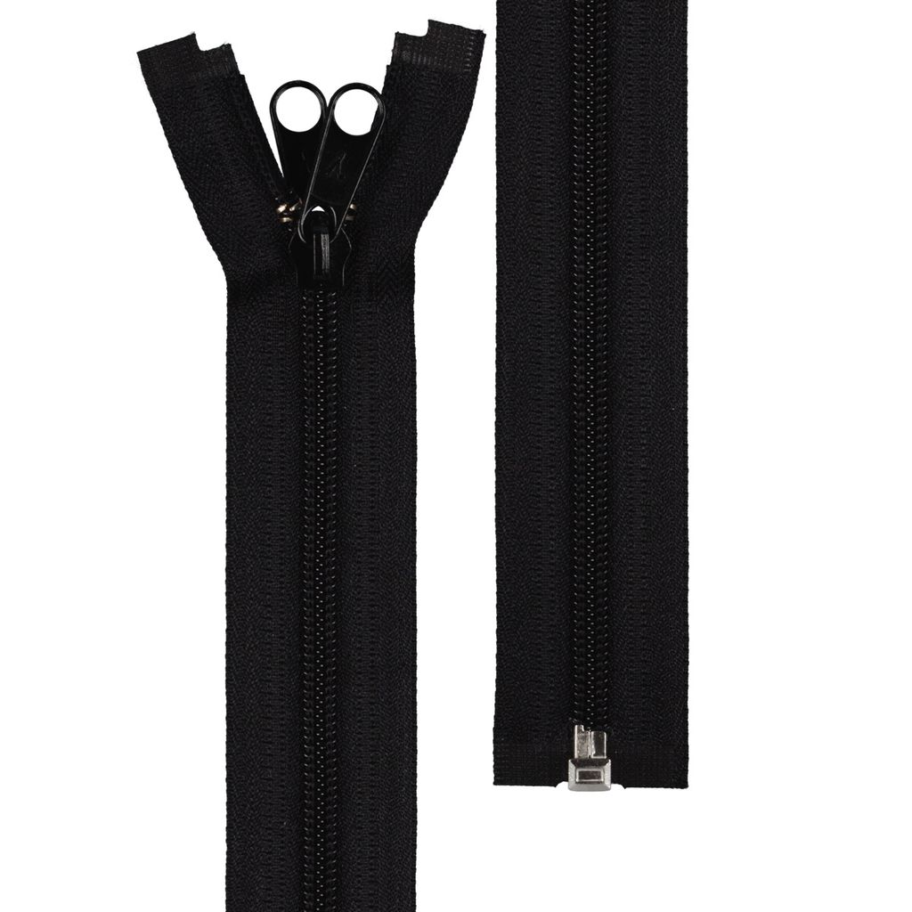 Молния Спираль р/м GAMMA G105. 260 см тип 5 разъёмная однозамковая 2-х язычковая 10 шт ЧЕРНЫЙ №310