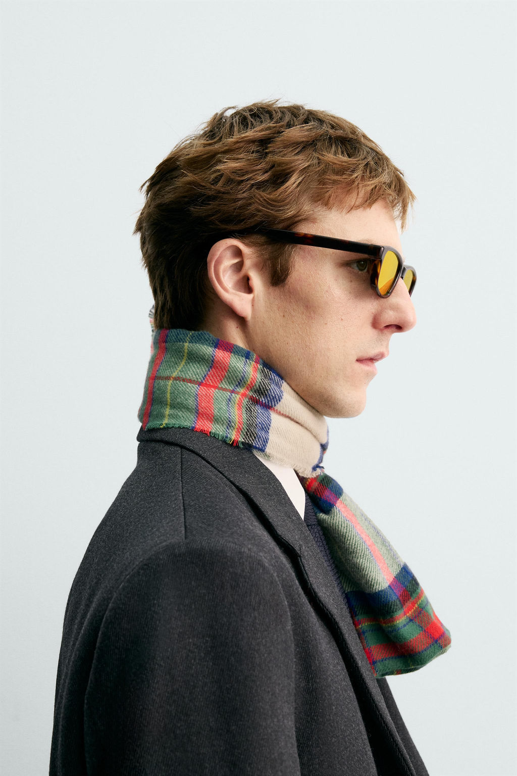 GAFAS DE SOL OVALADAS AARON LEVINE X ZARA / Marr?n  фото 2