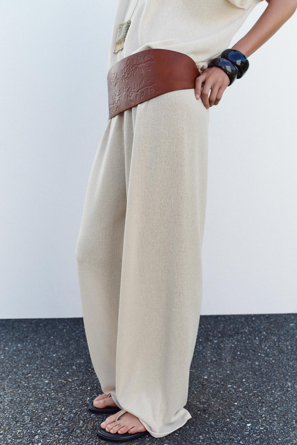 RUSTIC STRAIGHT-LEG TROUSERS