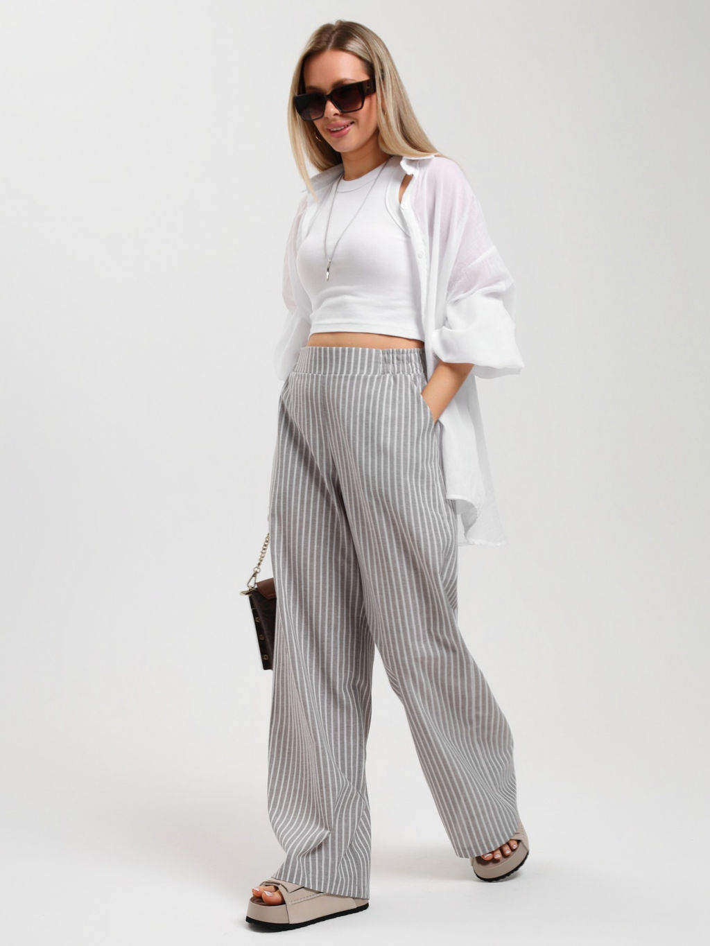 VIOTEX Брюки Летний день-2 (80% хлопок, 20% лён) - Виотекс фото 25