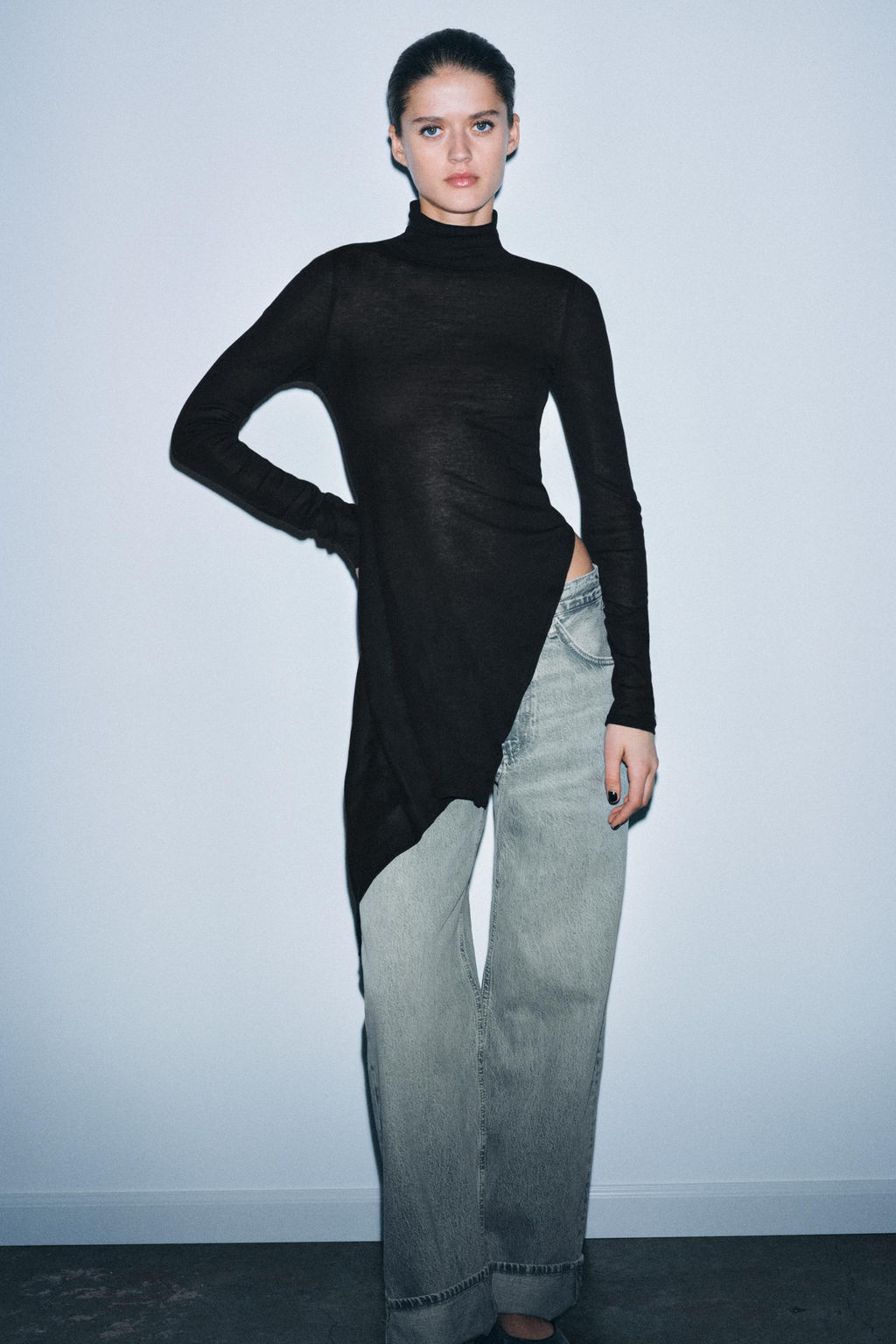 SUPIMA® ASYMMETRIC TOP - Zara фото 2