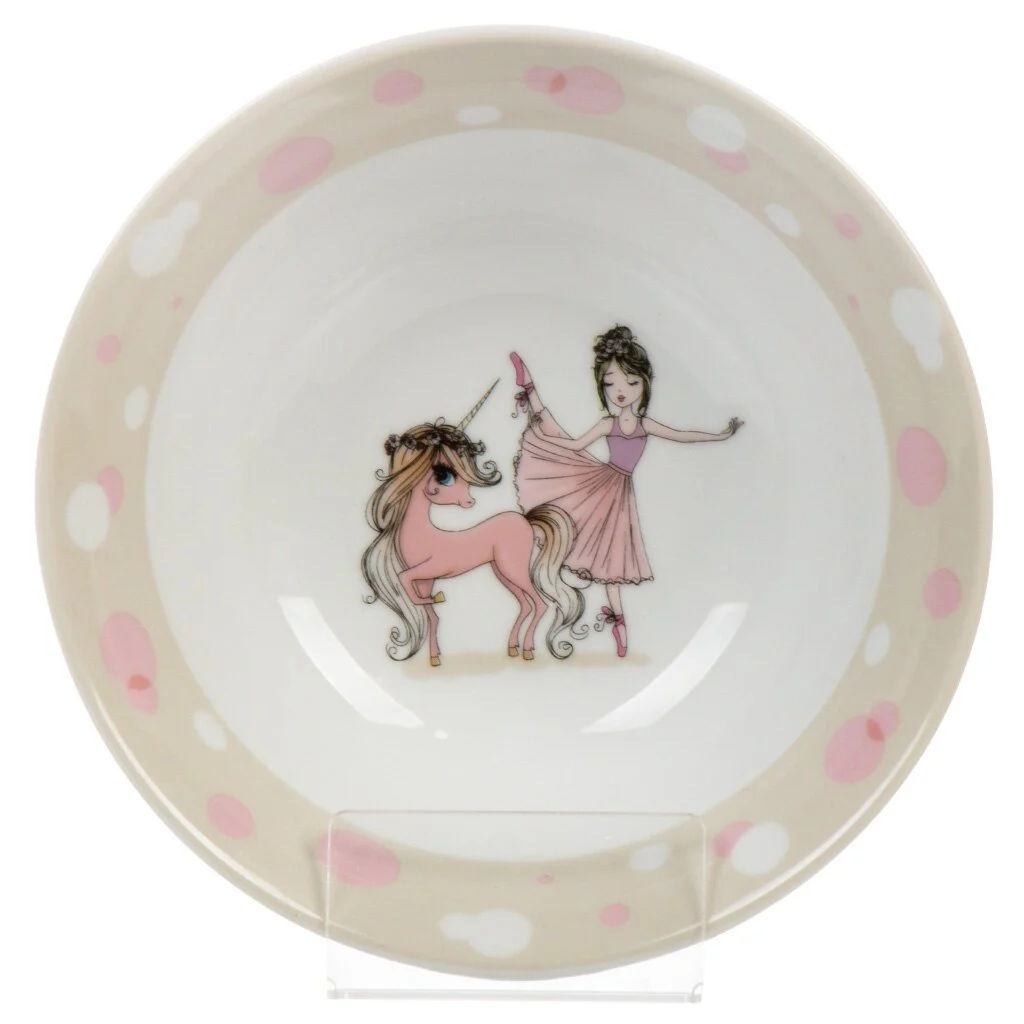 Салатник керамика, Балерина, 350 мл, 15 см, детский, Daniks (457972)  фото 12