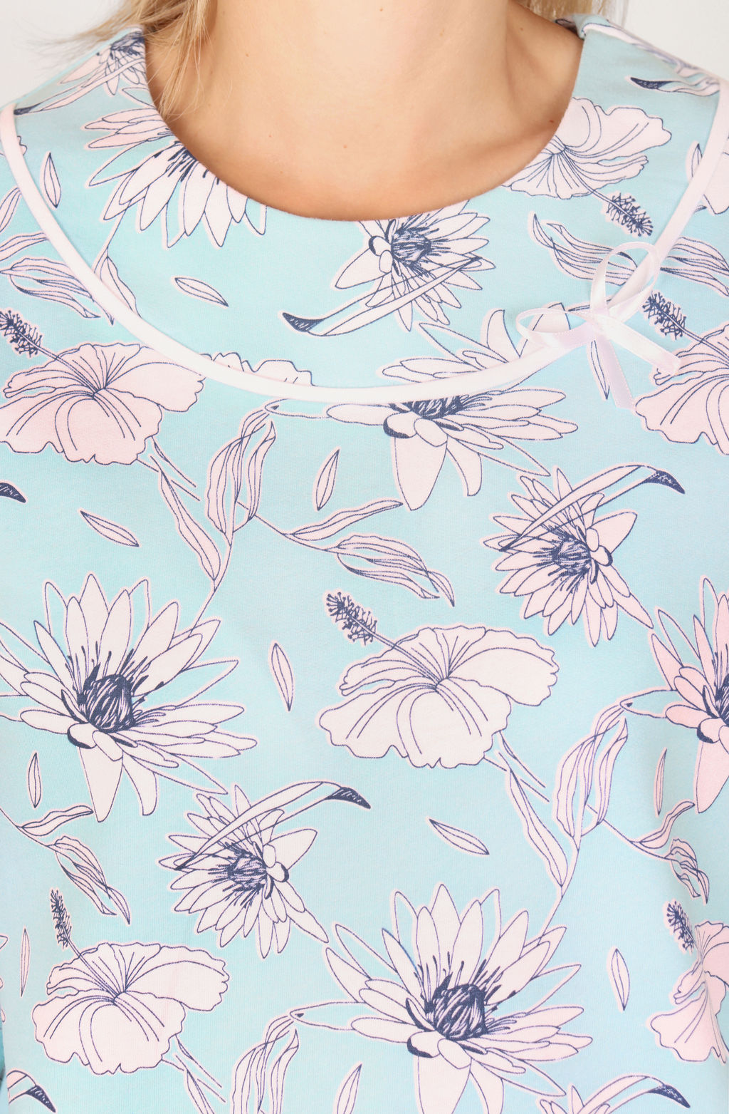 Пижама Ариана П-278 (46-62) футер с начесом - Лотос фото 6