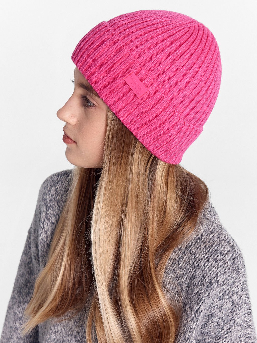Шапка для девочек розовая - Mark formelle фото 3