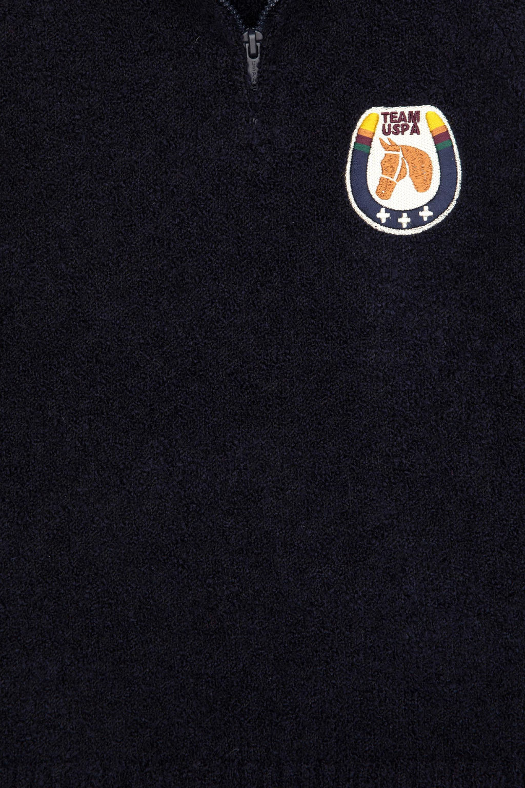 Erkek _ocuk Lacivert Yar_m Fermuarl_ Kazak - U.s. polo assn фото 3