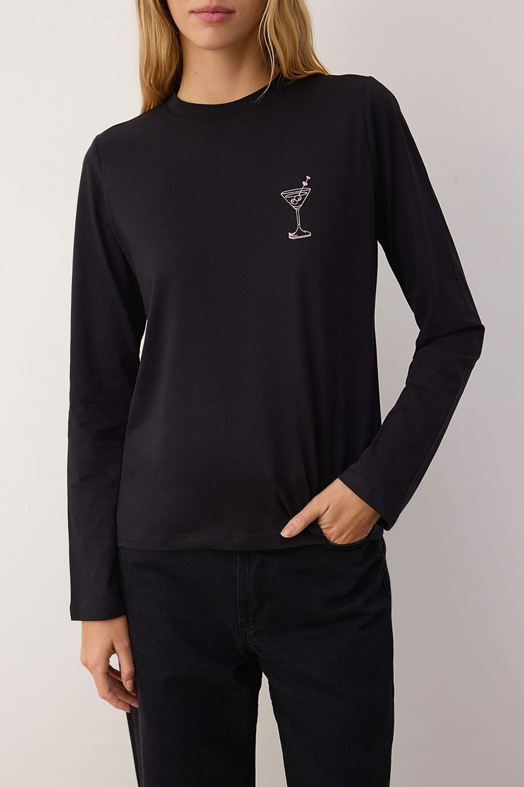 2li Paket %100 Pamuk Bisiklet Yaka Regular/Normal Kesim TWOAW26TS00009 - Trendyolmilla фото 3