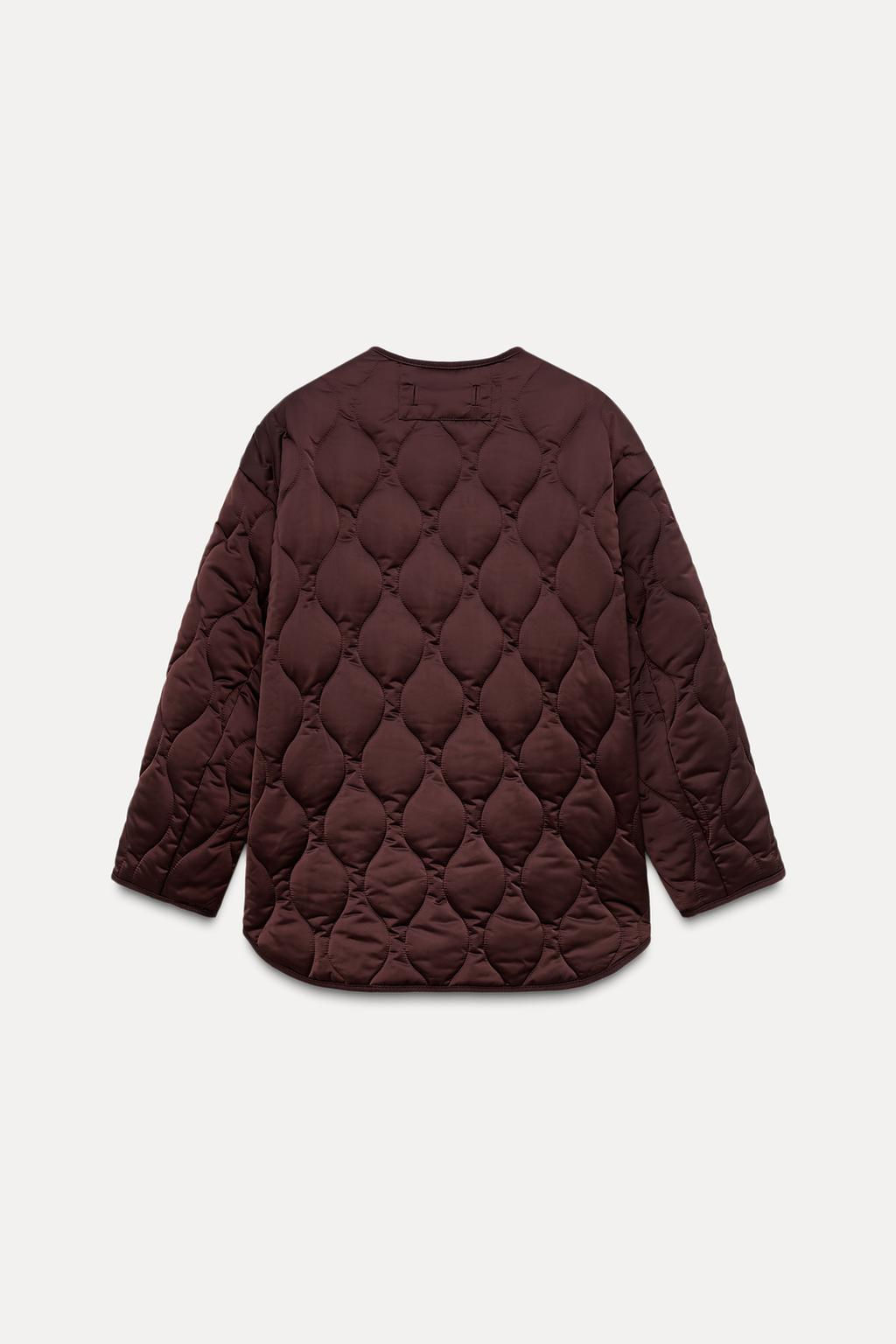 SATIN PADDED JACKET ZW COLLECTION - Zara фото 6