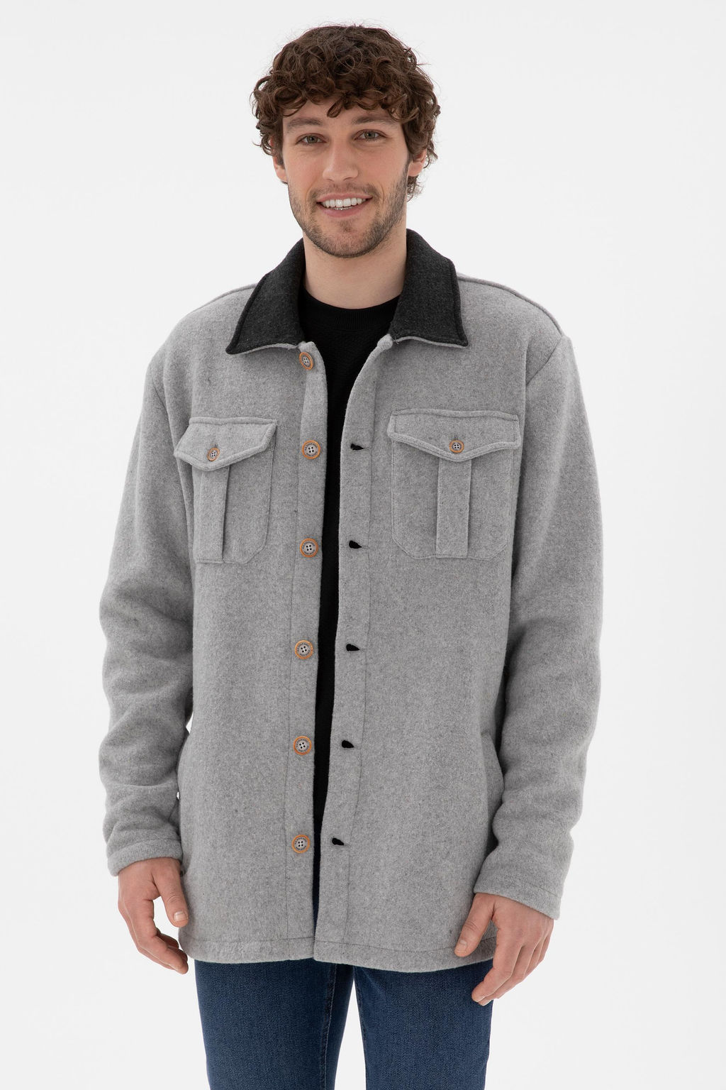 Мужская серая скидка в скидке с дисконтом в скидке кардигана в корзине