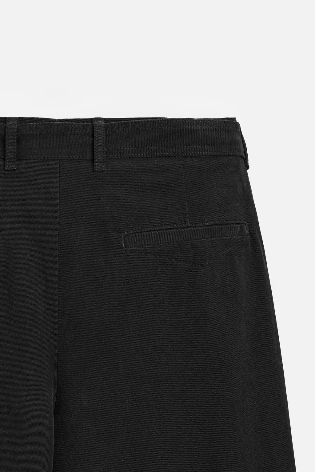 TEXTURED TROUSERS WITH BELT - Zara фото 9