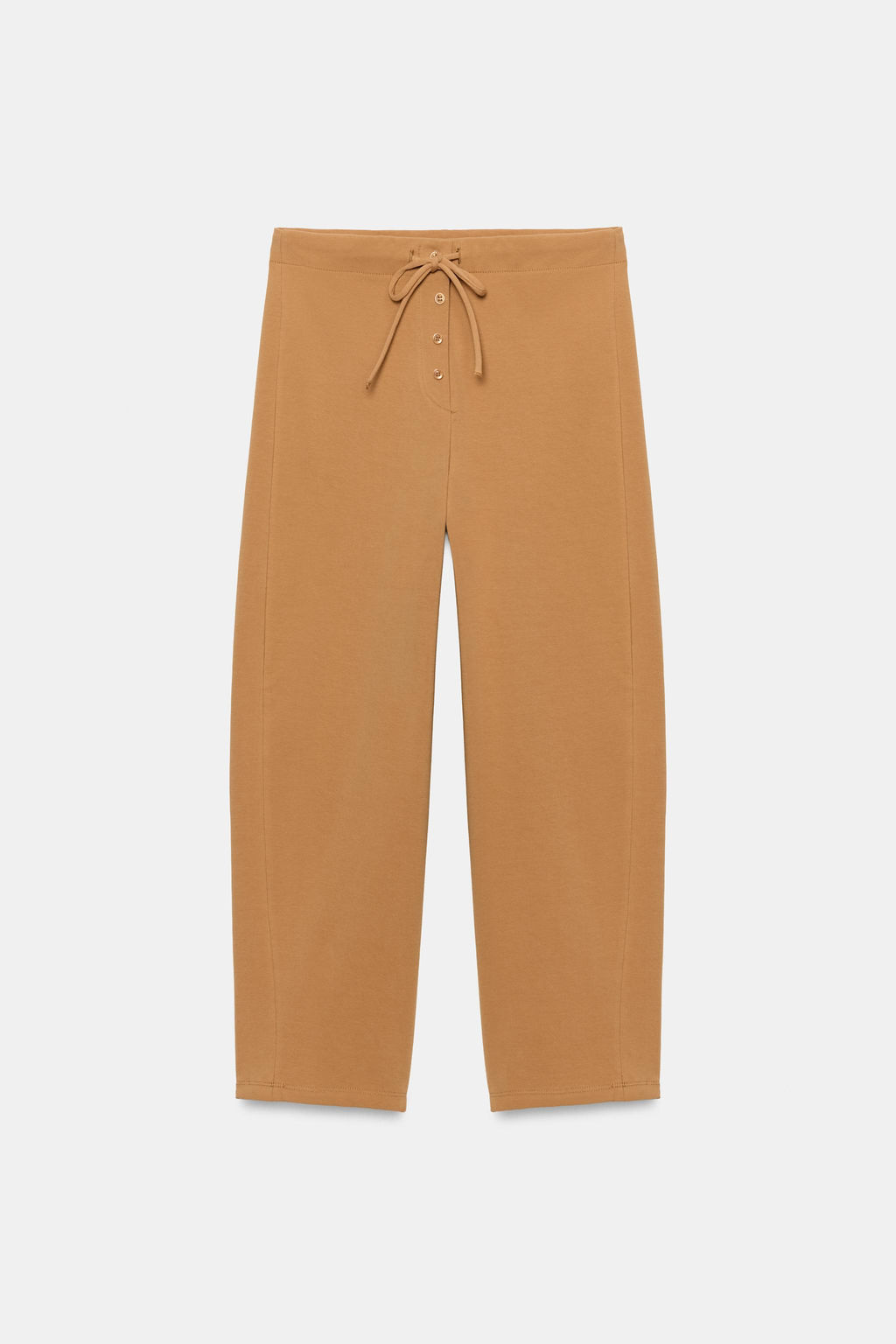 PANTAL?N CARROT INTERLOCK / Camel medio - Zara фото 4