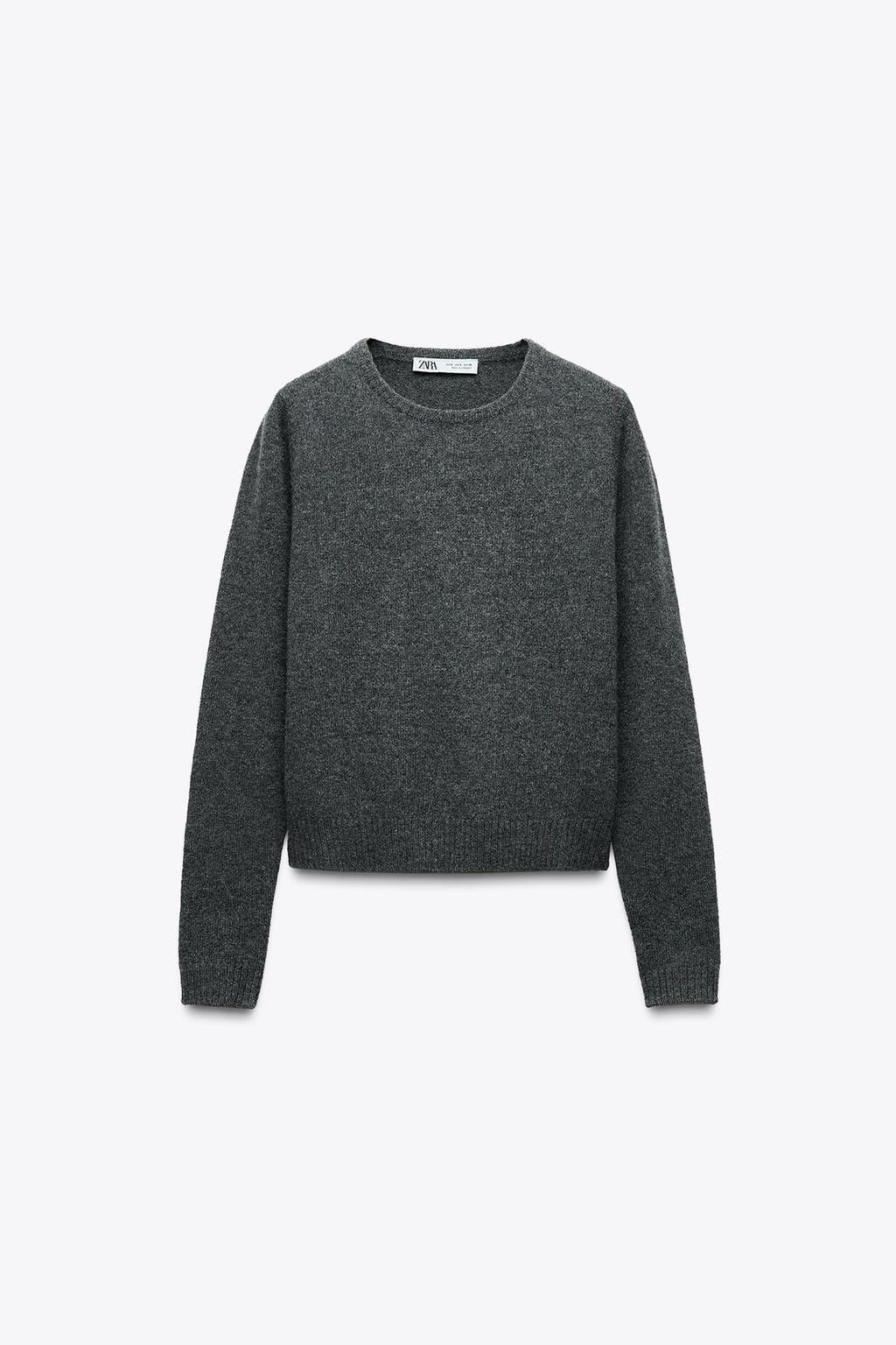 BASIC 100% WOOL SWEATER - Zara фото 4