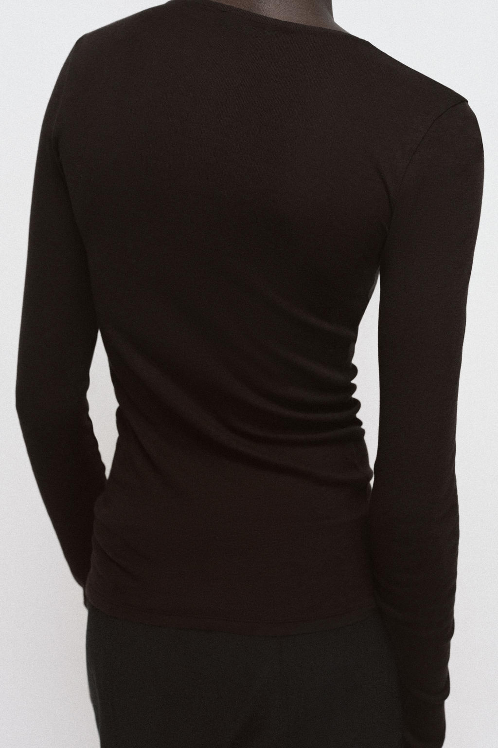 SUPIMA® LONG SLEEVE T-SHIRT - Zara фото 3