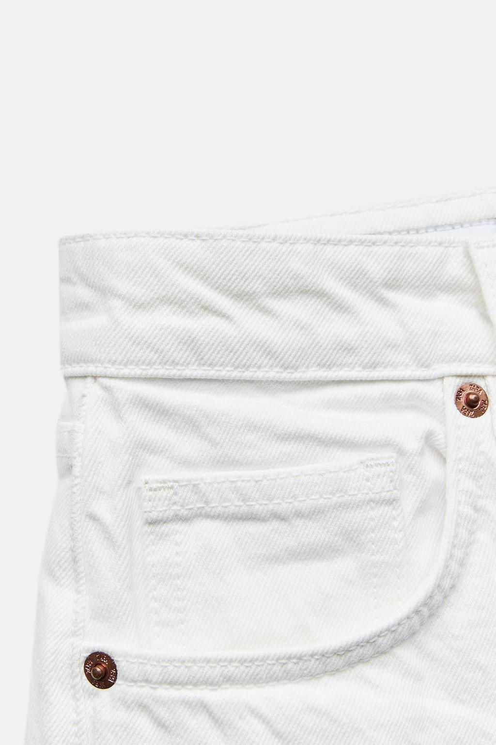 TRF WIDE-LEG MID-RISE FULL LENGTH JEANS - Zara фото 37