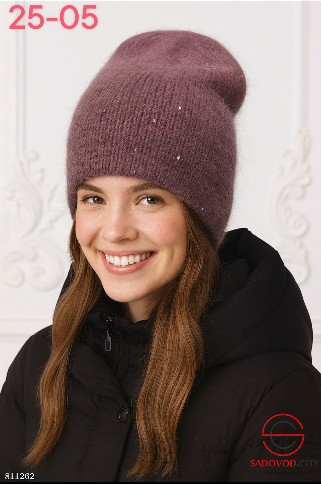 Шапка женская из ангоры - Bruno фото 4