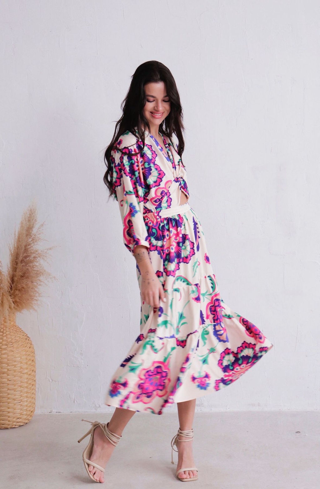 Платье с ярким принтом - Martichelli фото 7