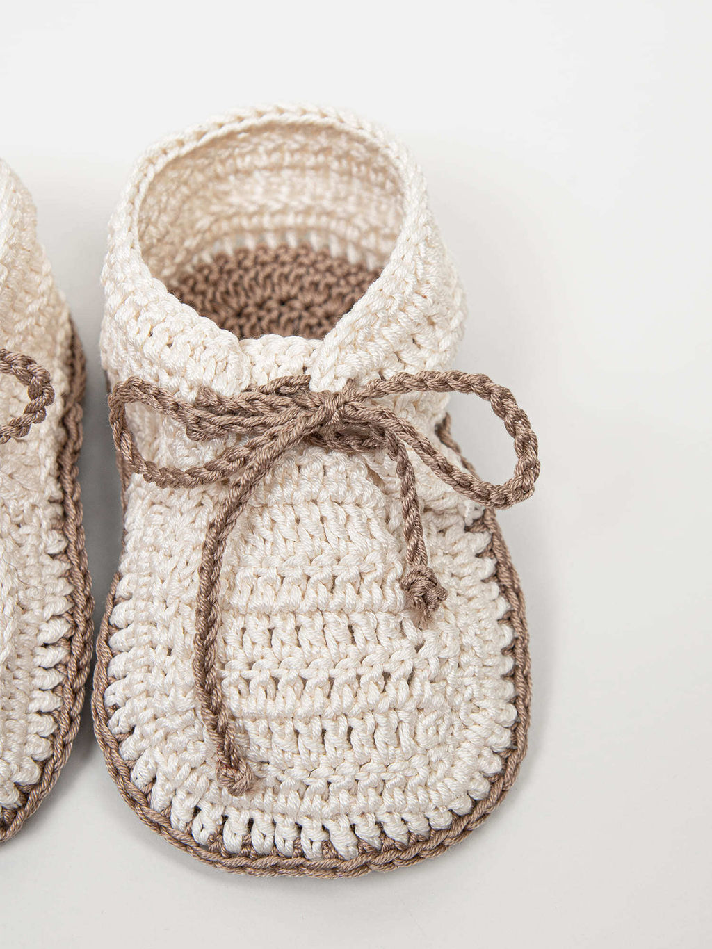 Пинетки вязаные Молоко 0+ - Bungly фото 6