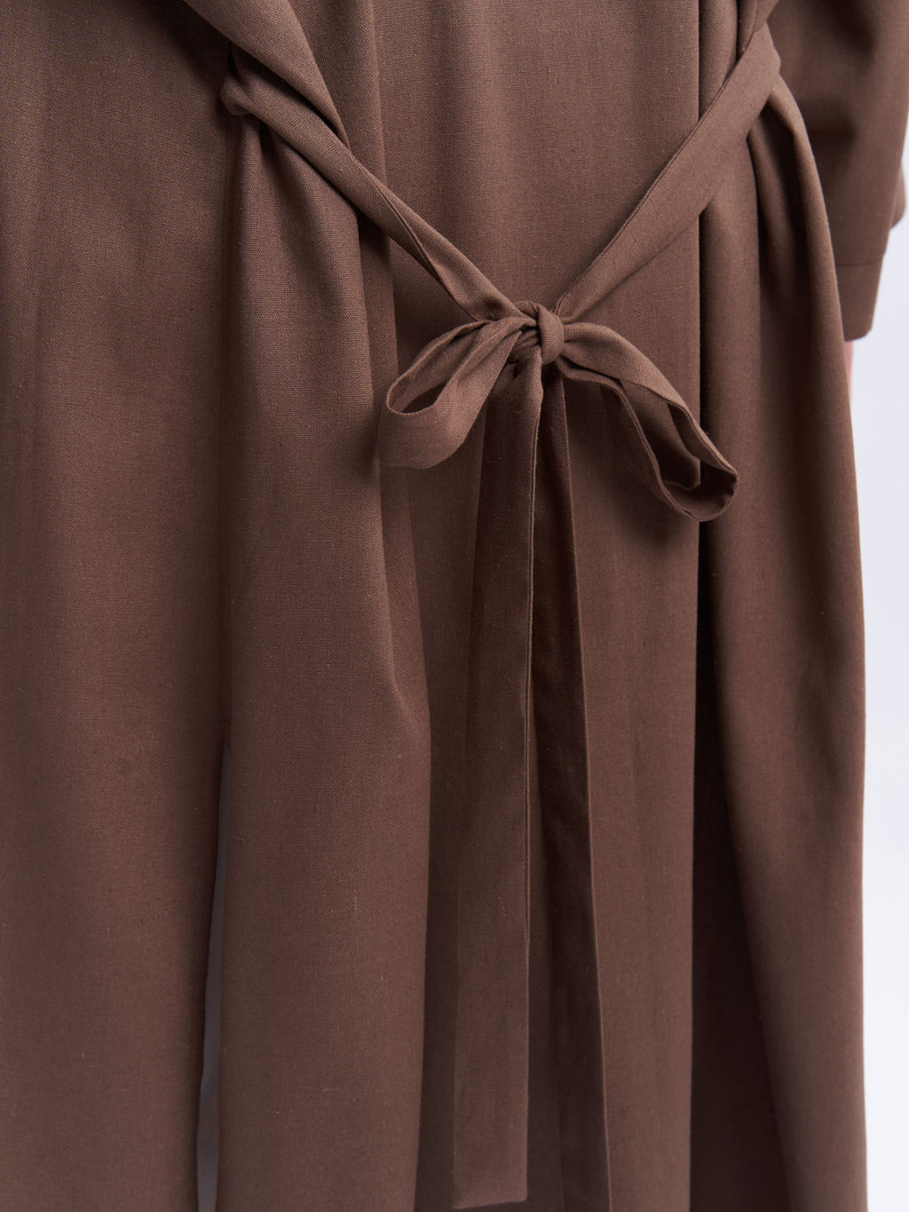 Кардиган льняной длинный TKA04052BEG18