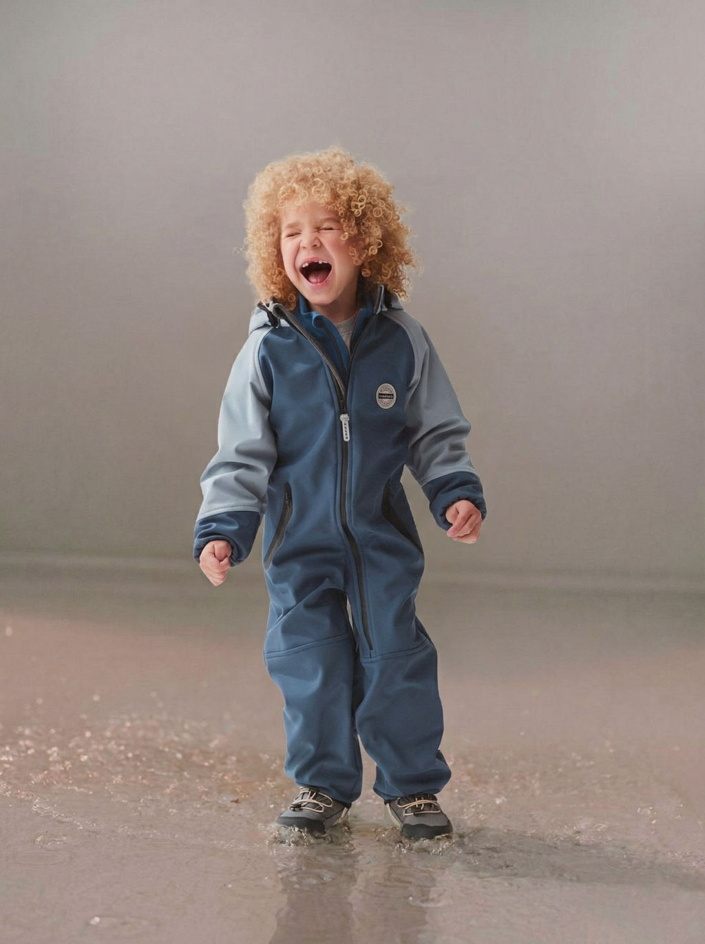 Комбинезон Колор блок Softshell демисезонный Шторм - Bungly фото 9