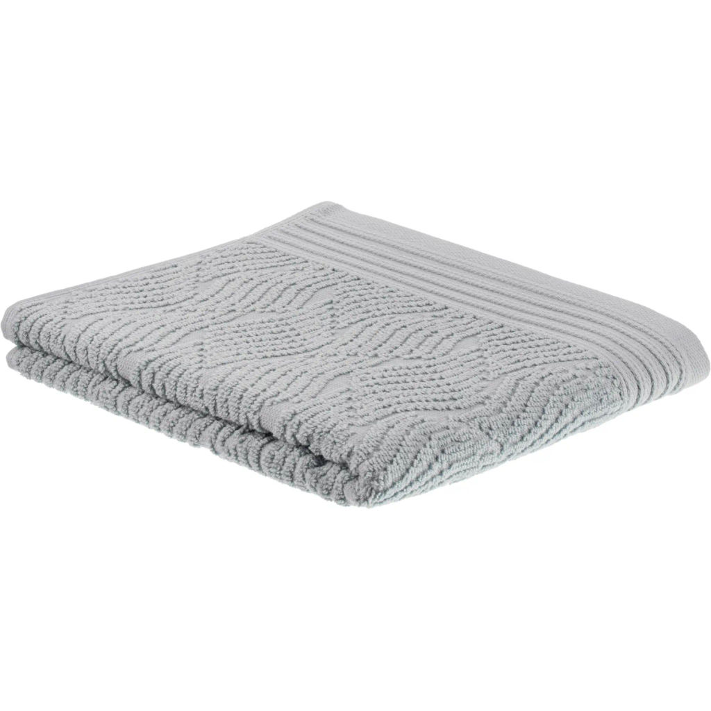 Полотенце махровое банное бордюр Жаккард 70х120 см ,500 г/м2, Голубой