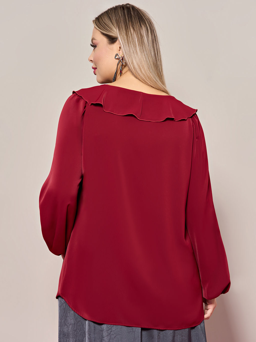 Блузка 0059-26 алый - Dora фото 165