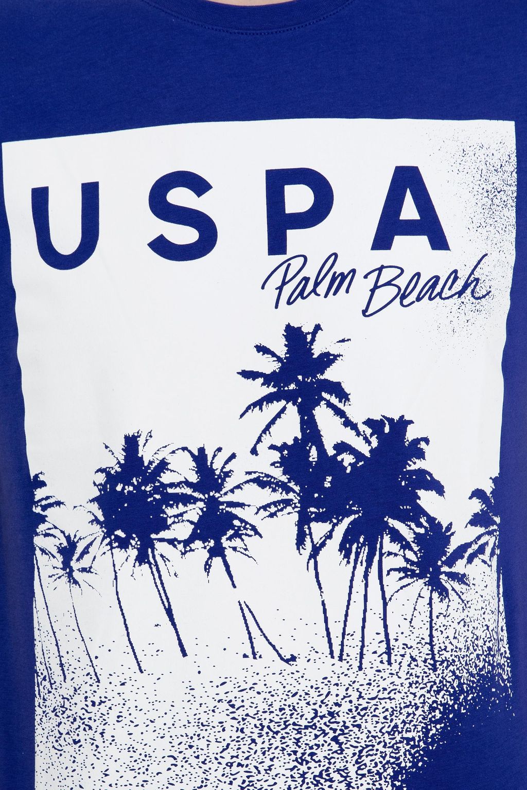 U. S. Polo Assn Мужская синяя футболка с круглым вырезом - U.s. polo assn фото 6