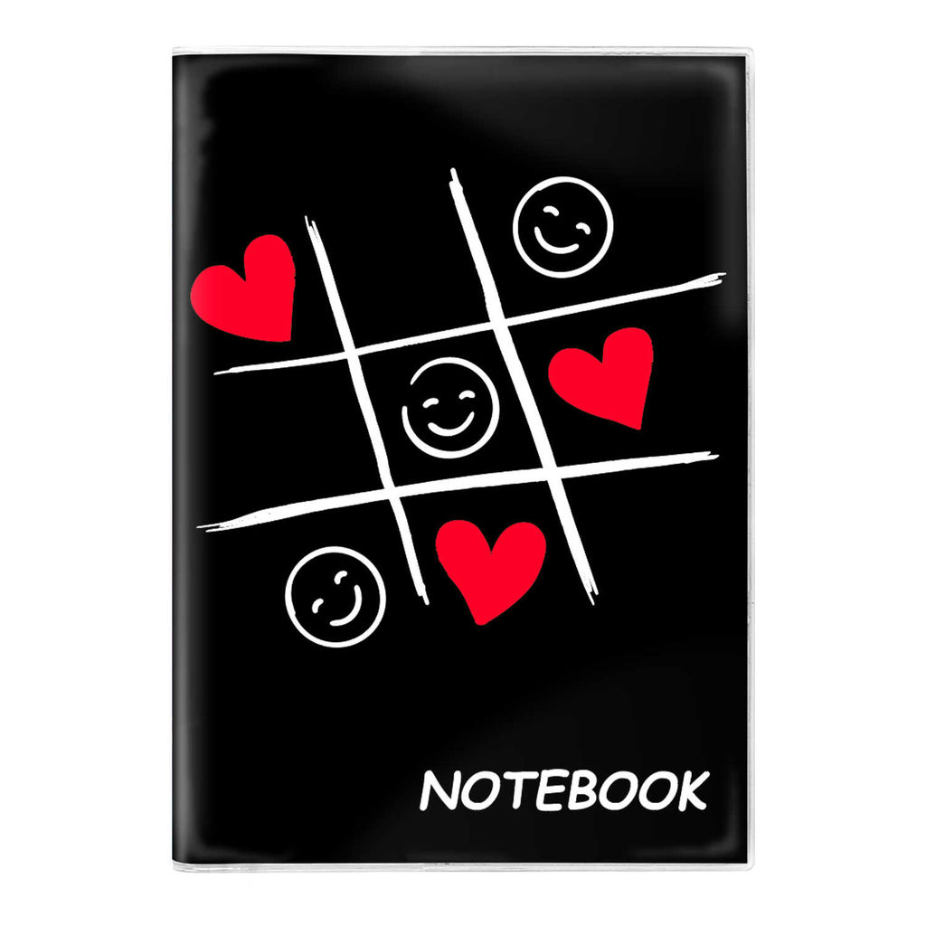 Записная книжка "Notebook", 93*134 мм, 66 л., арт. 64106/ 50 КРЕСТИКИ-НОЛИКИ