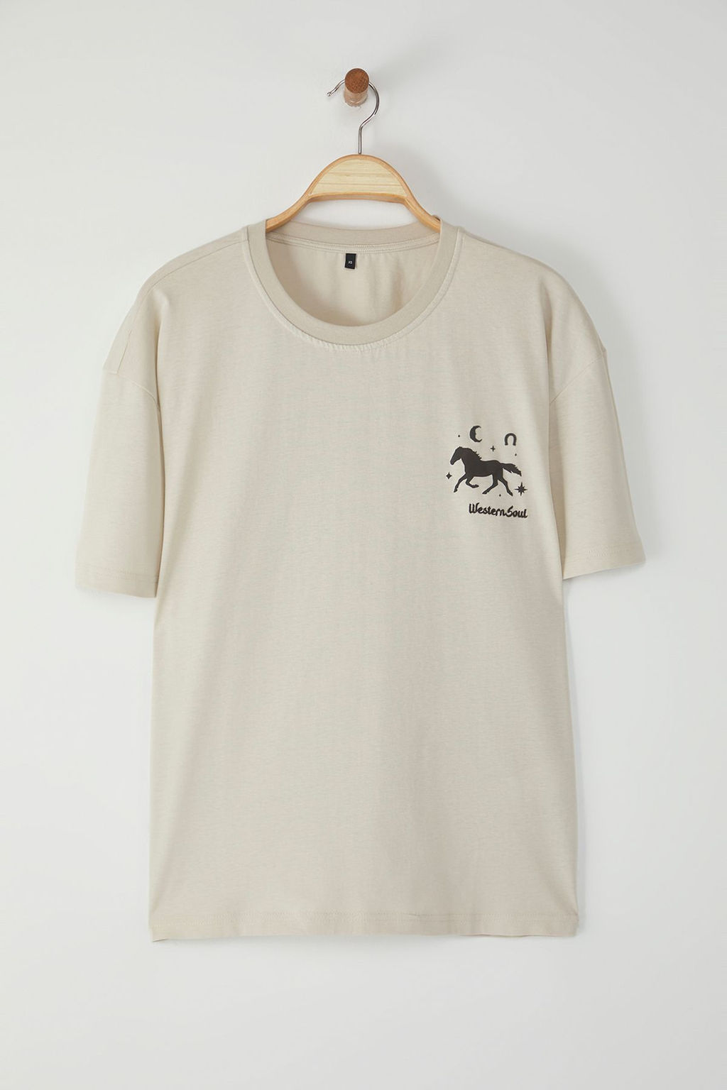 TRENDYOL MAN Tas Oversize/Genis Kesim Kabar?k Hayvan Bask?l? T-Shirt TMNSS25TS00136 - Trendyolmilla фото 6