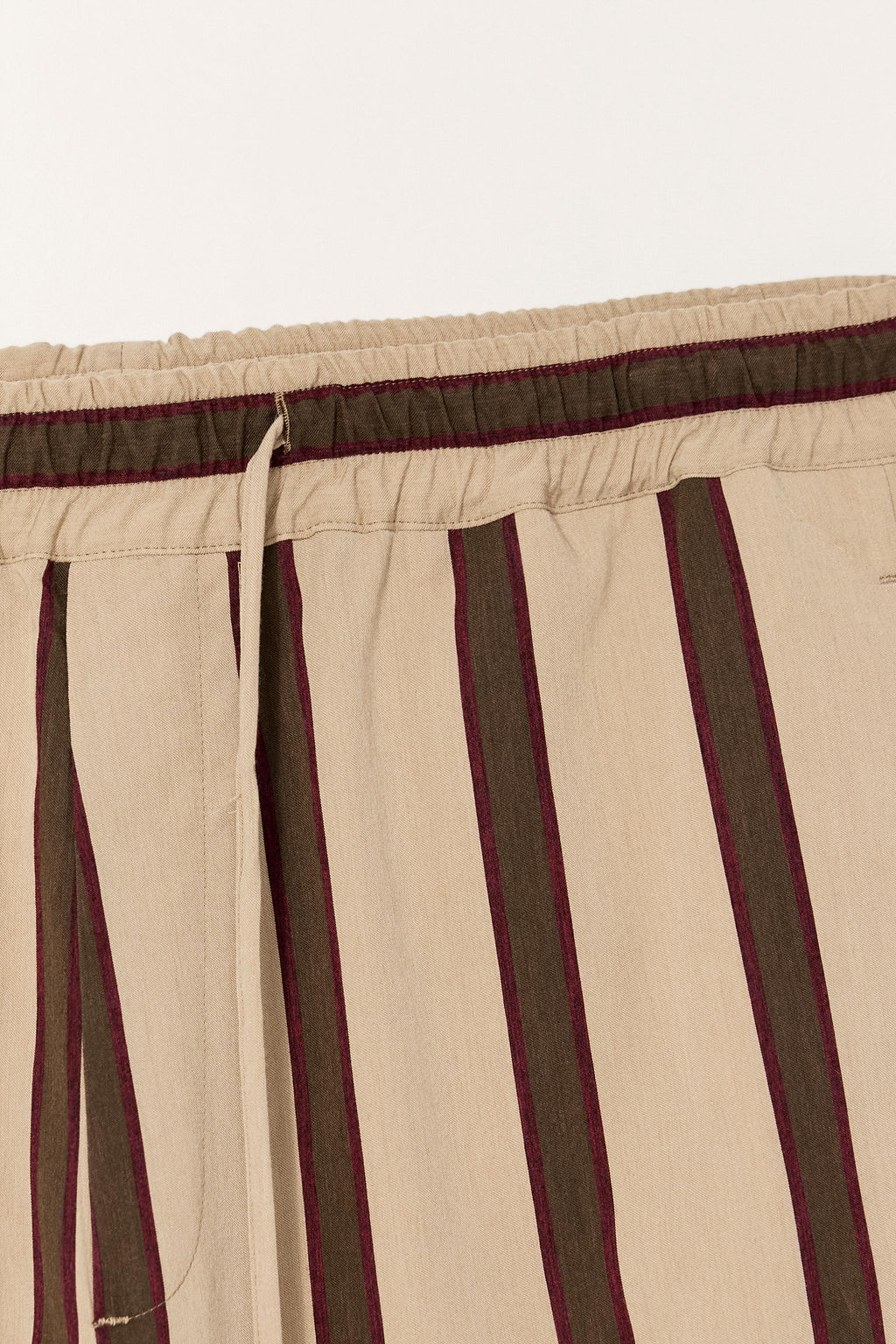 LIMITED EDITION STRIPED RELAXED FIT TROUSERS - Zara фото 7