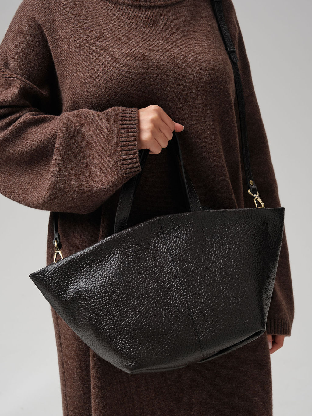 Кожаная сумка Azaro 31355 темно-коричневый