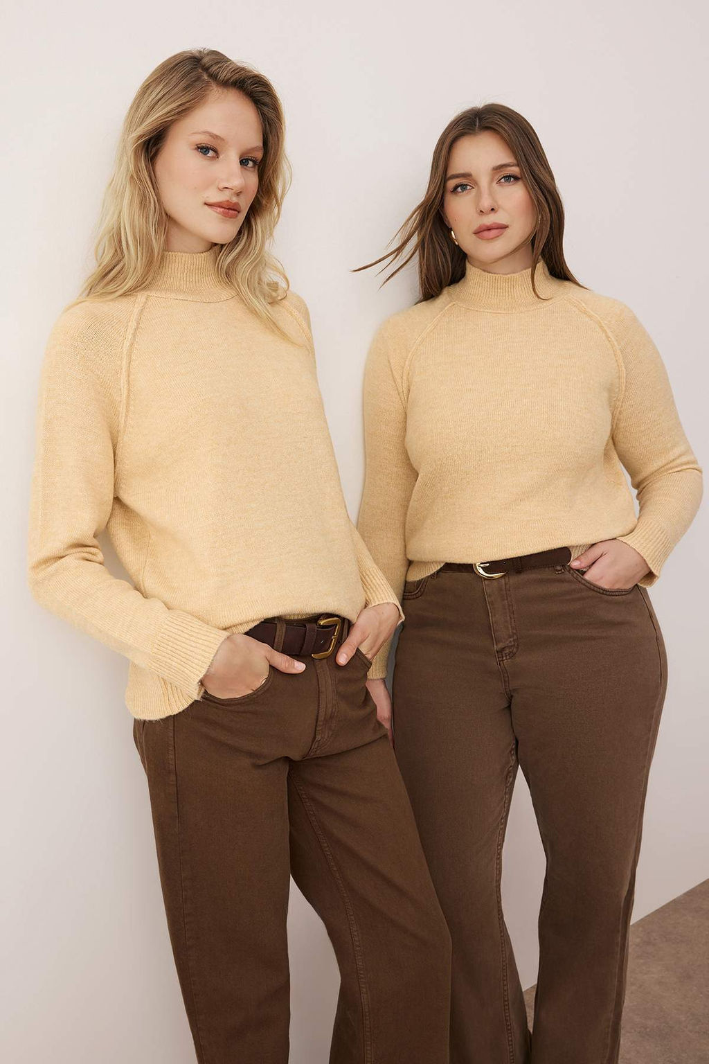 Haki Yumusak Dokulu Genis Kal?p Triko Kazak TWOAW26KZ00191 - Trendyolmilla фото 13