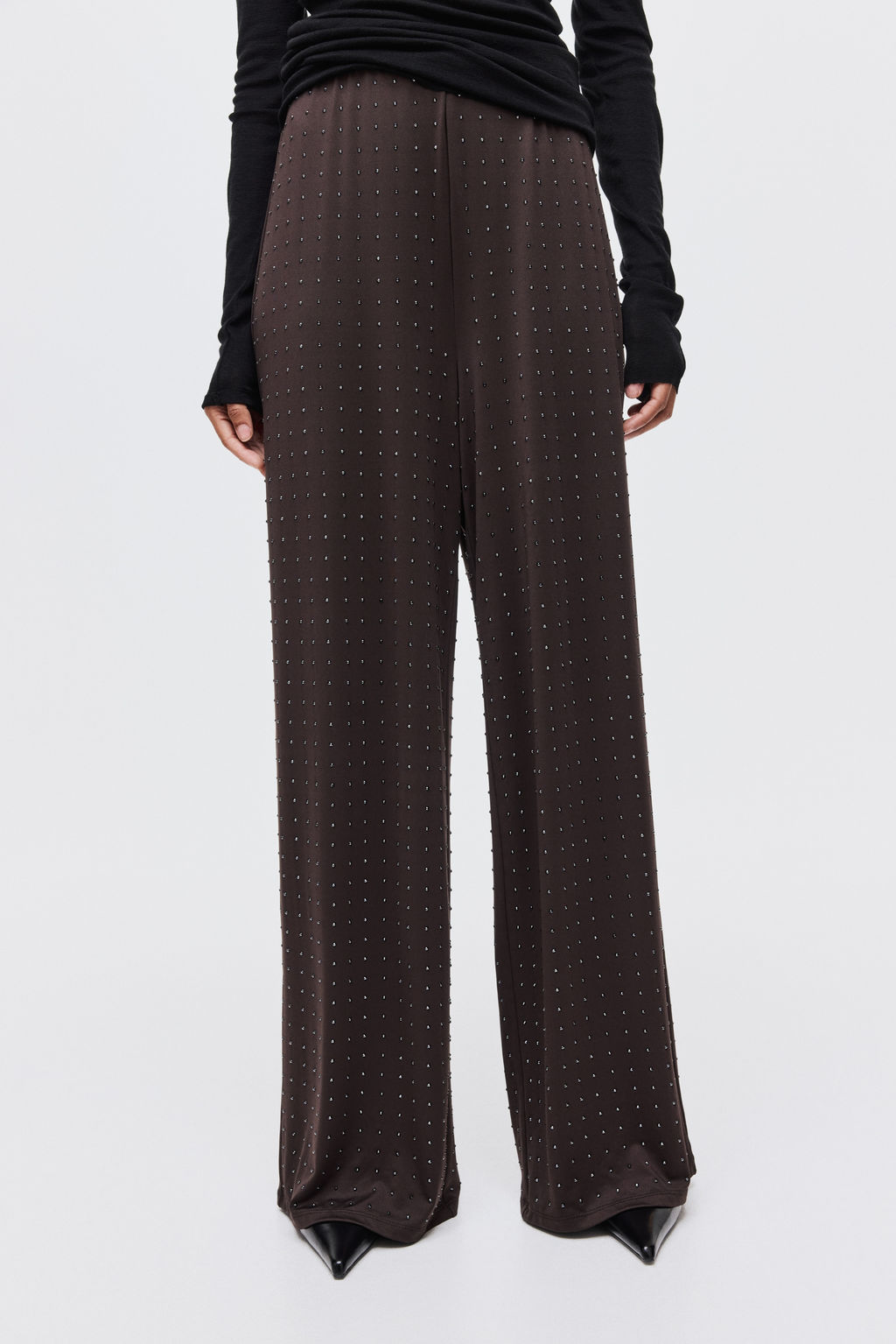 Pantal?n de punto con strass - H&m фото 5