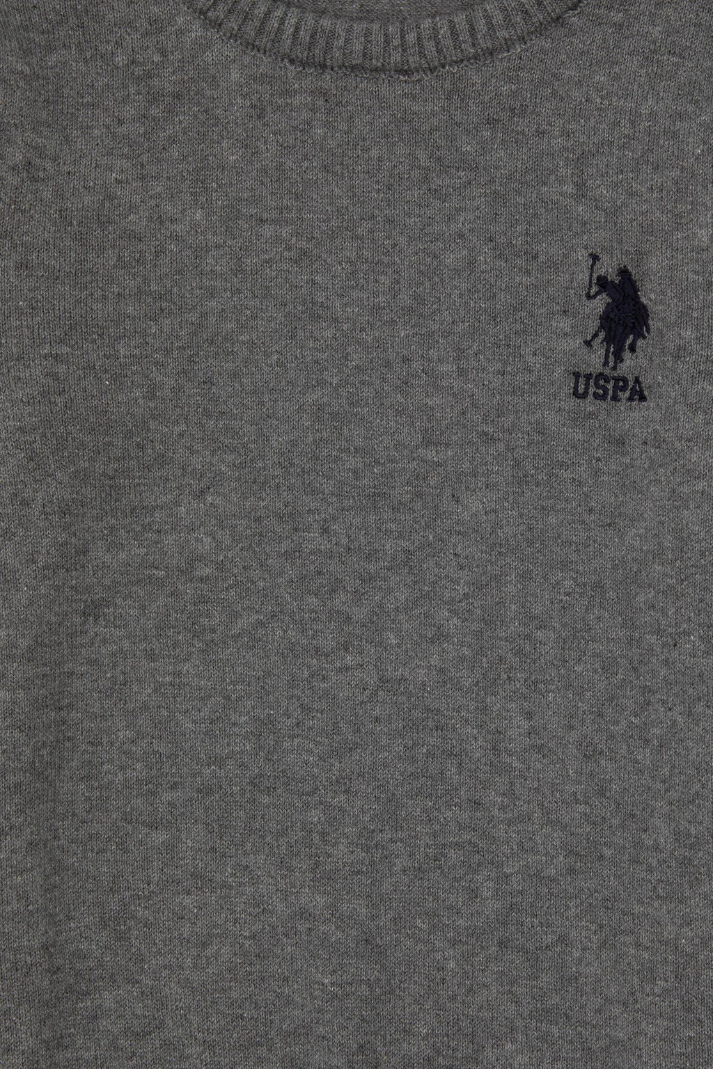 Erkek _ocuk Gri Melanj Basic Kazak Sepette S_rpriz _ndirim - U.s. polo assn фото 3