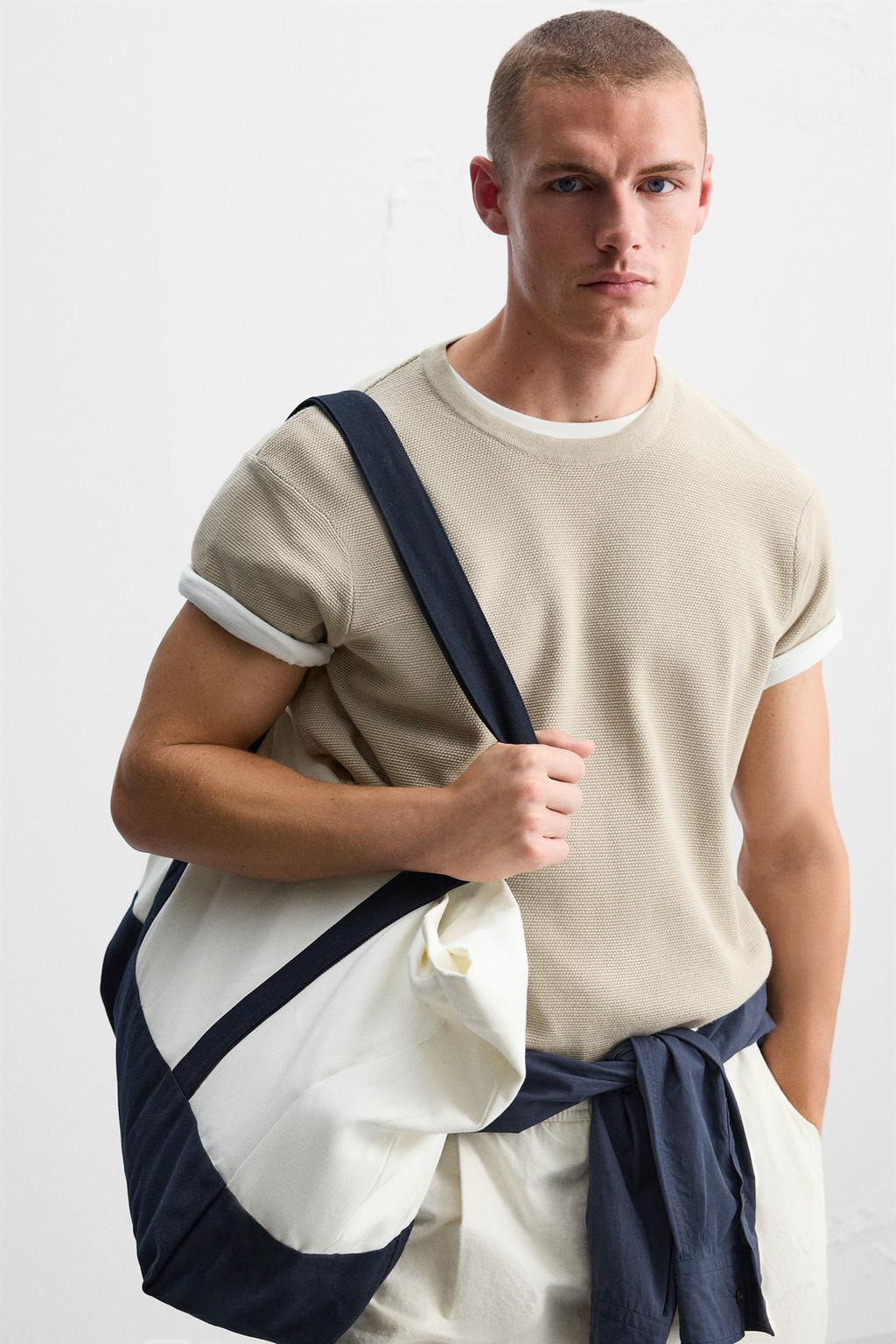 BASIC KNIT T-SHIRT - Zara фото 38