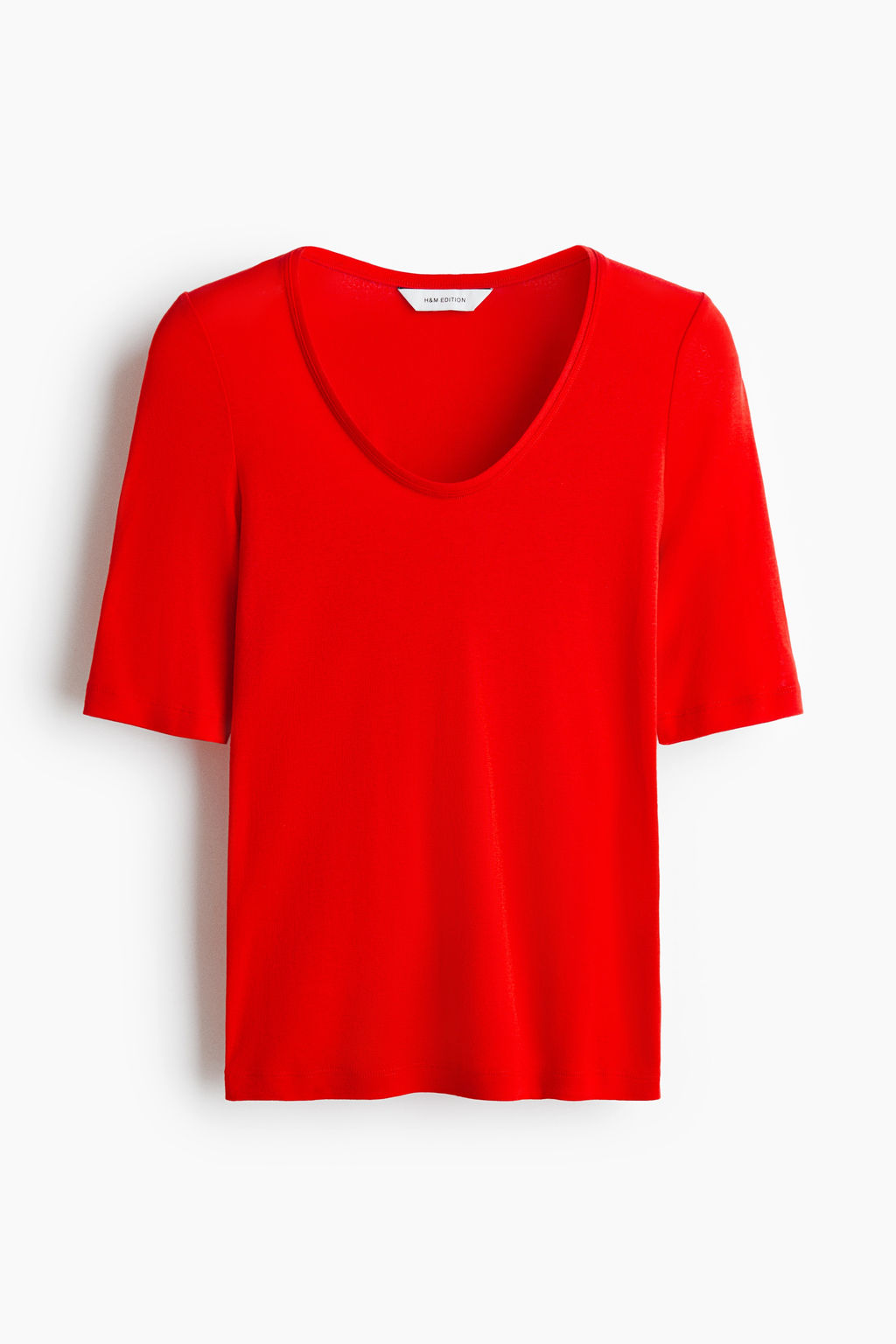 Top de algod?n pima con escote en U - H&m фото 2