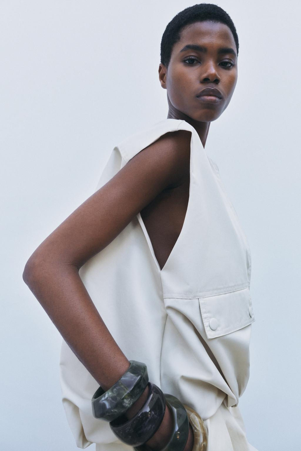 ZW COLLECTION OVERSIZE WAISTCOAT - Zara фото 6