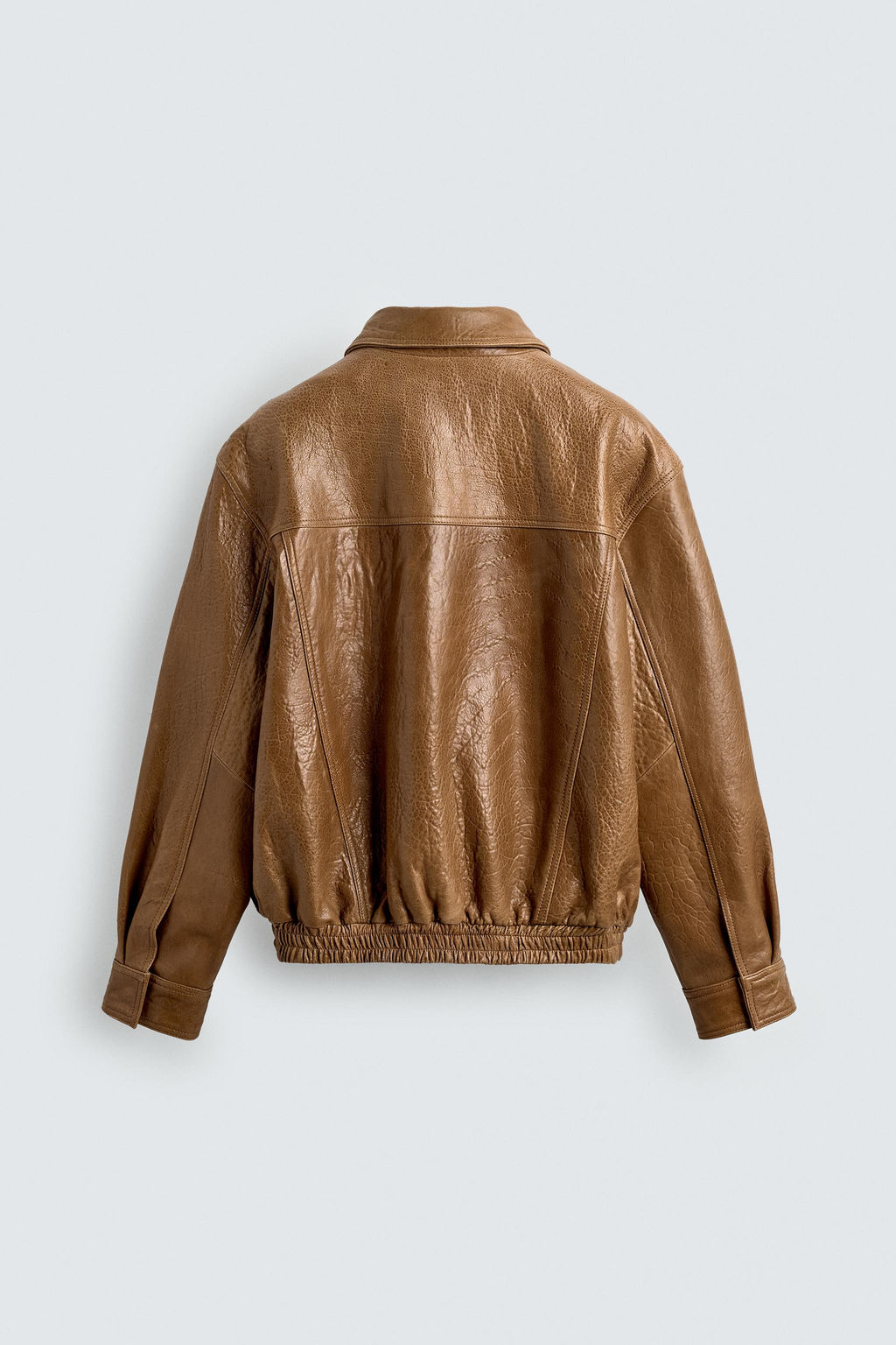 LEATHER JACKET WITH POCKETS - Zara фото 16