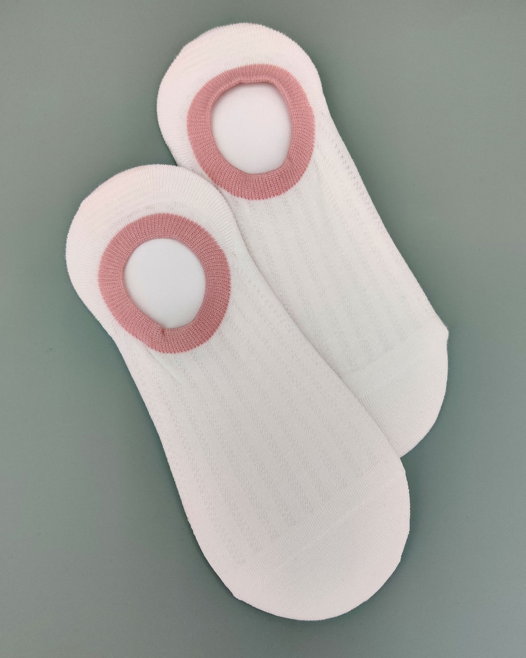 Следки р.35-40 Дышащие в полоску Белые - Krumpy фото 3