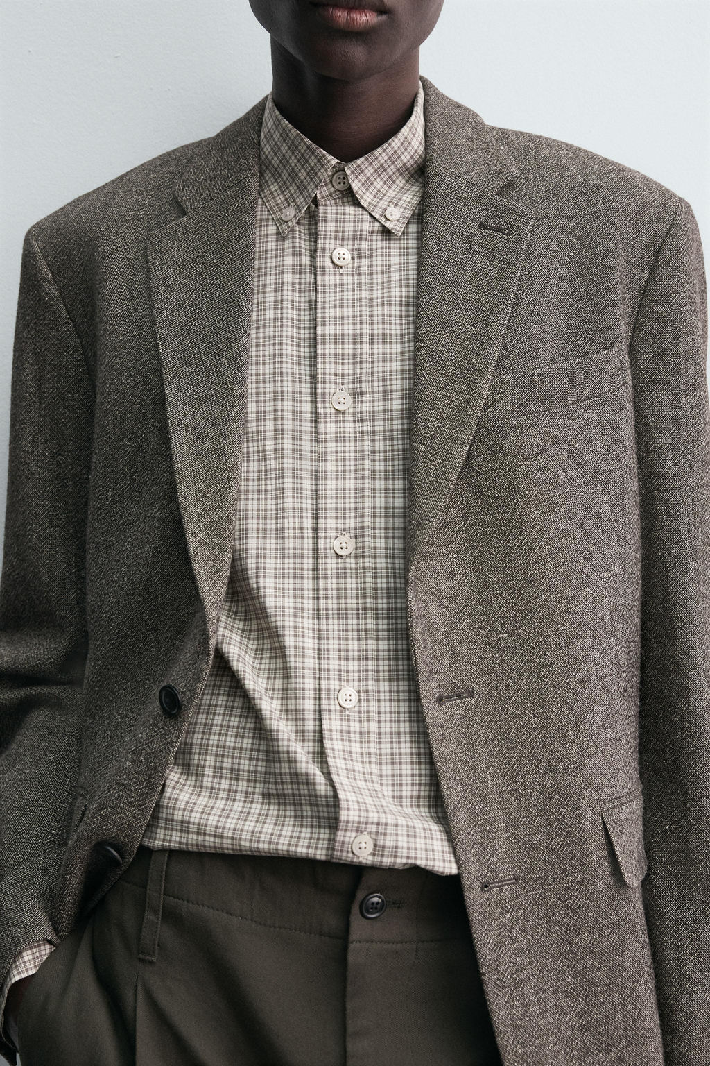 STRUCTURED REGULAR FIT BLAZER - Zara фото 6