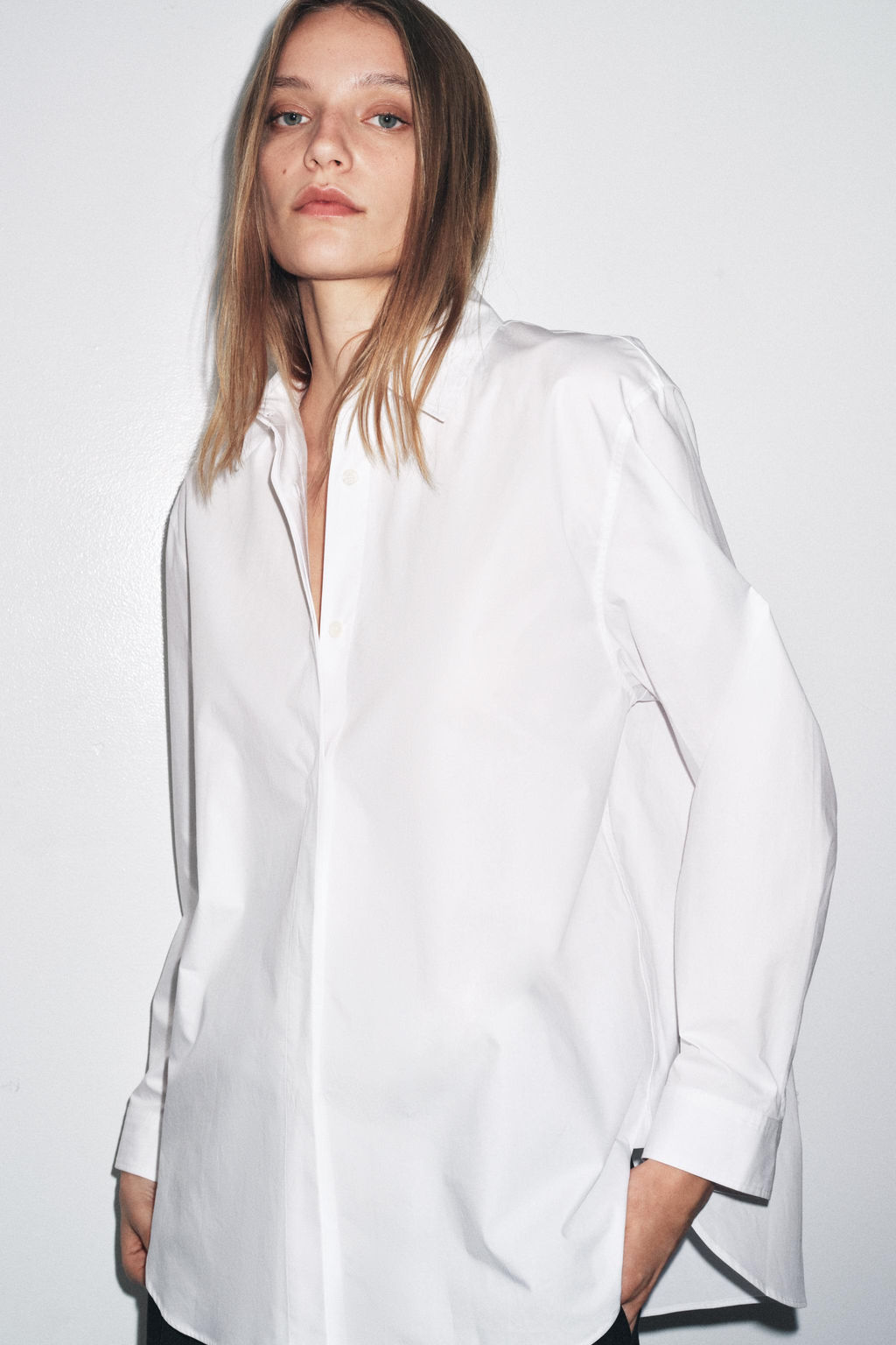POPLIN SHIRT ZW COLLECTION - Zara фото 5
