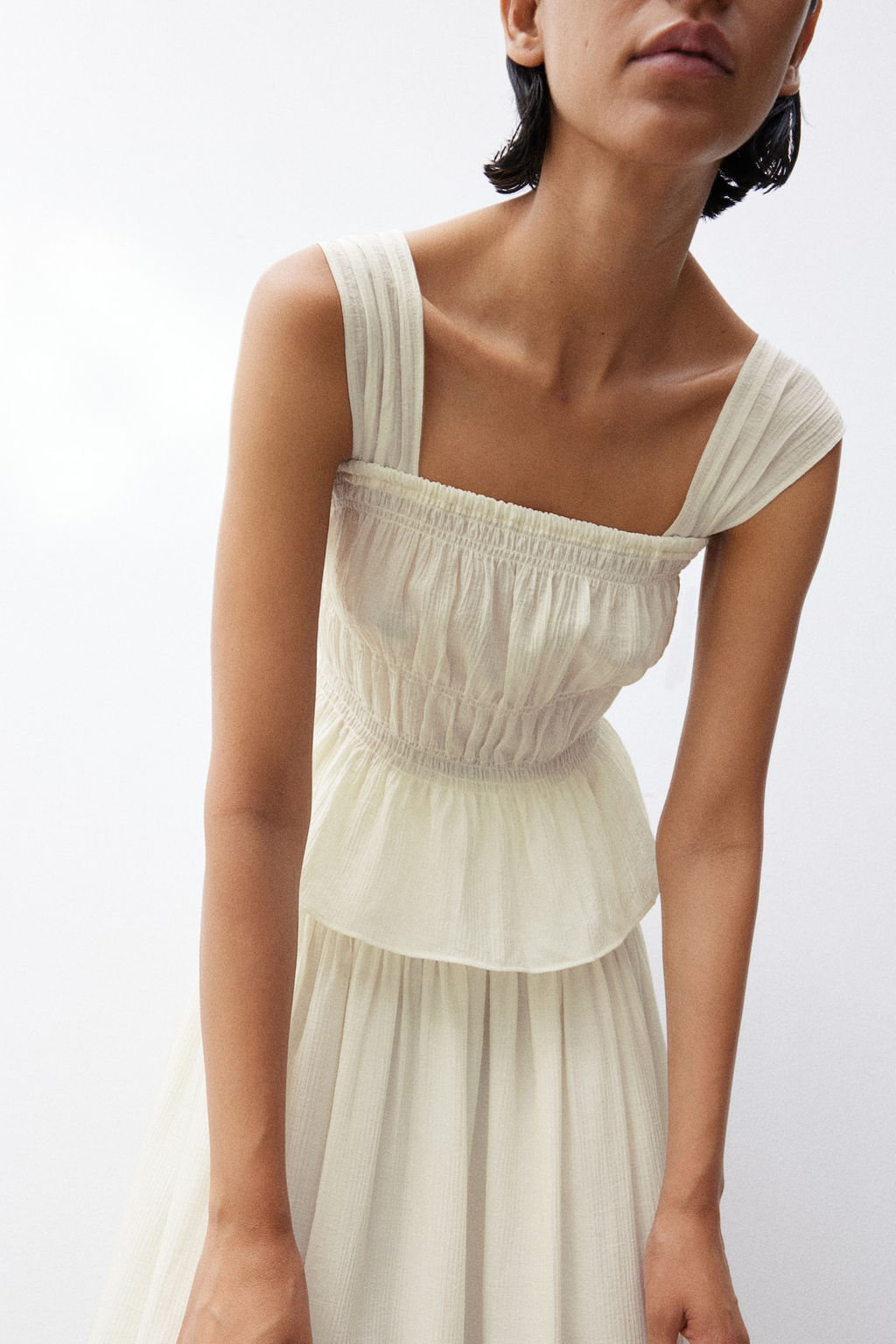 Top de crepe con peplo - H&m фото 2