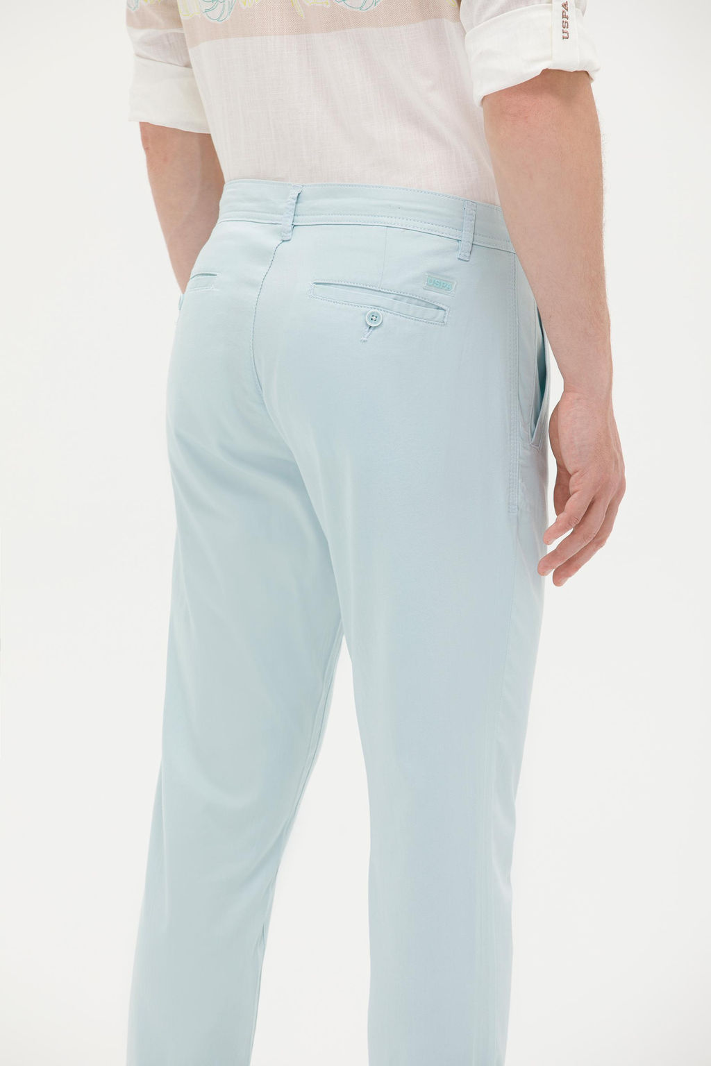U. S. Polo Assn / Мужские брюки из плотной ткани цвета морской волны - U.s. polo assn фото 21