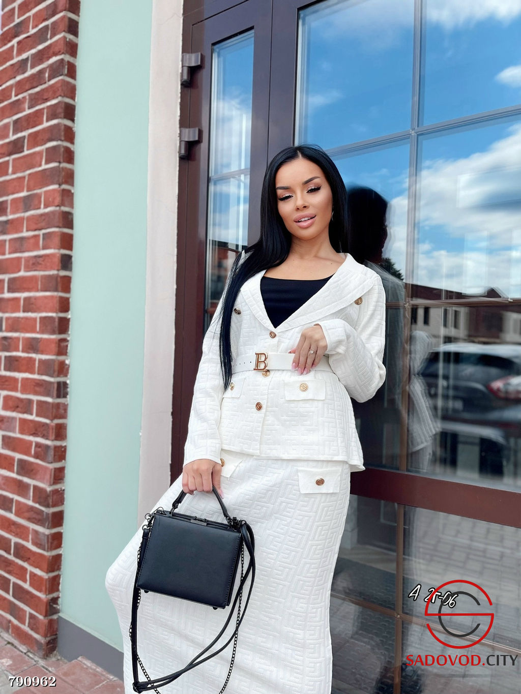 Женский костюм с юбкой - Bruno фото 3