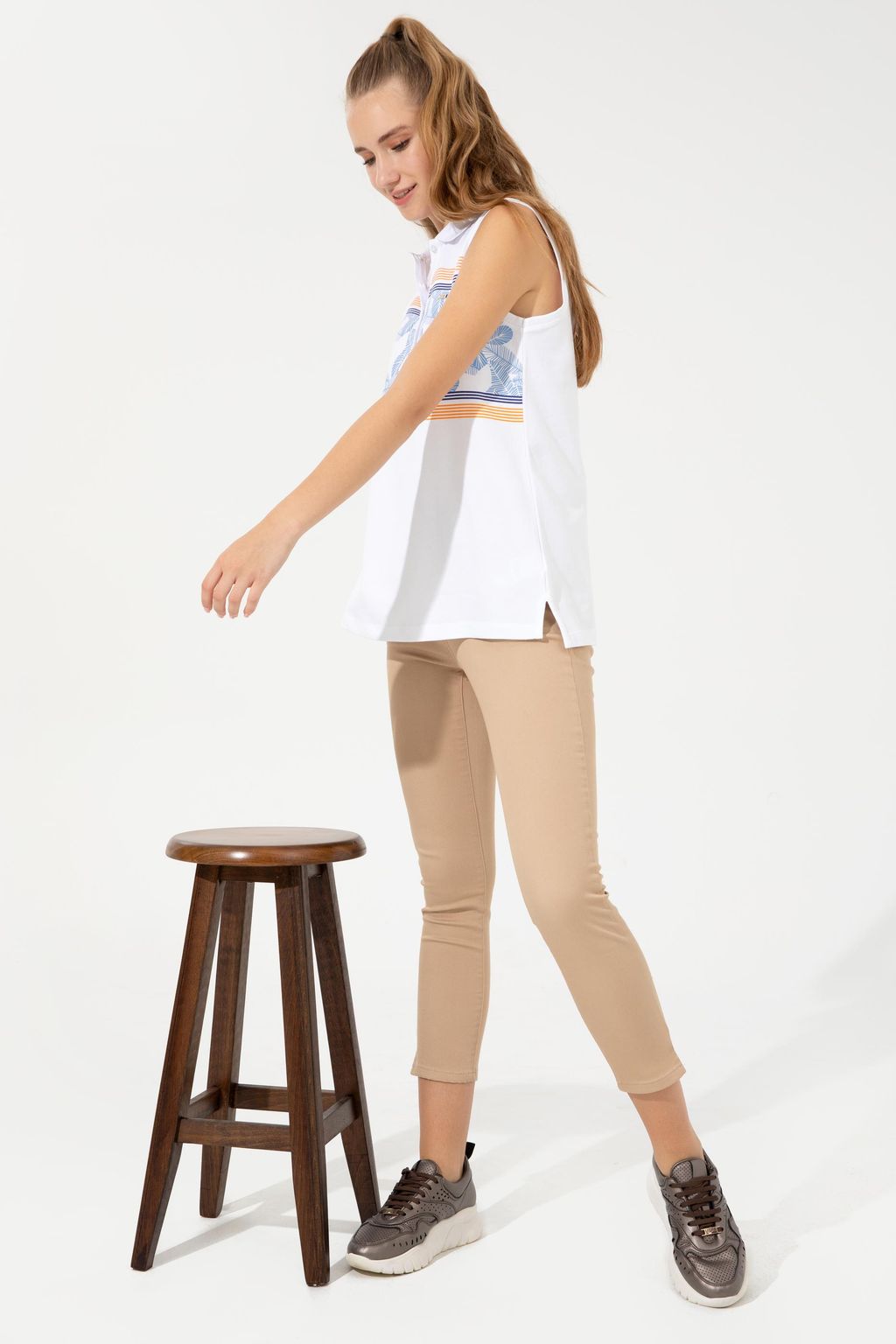 U. S. Polo Assn Женские песочные брюки - U.s. polo assn фото 3