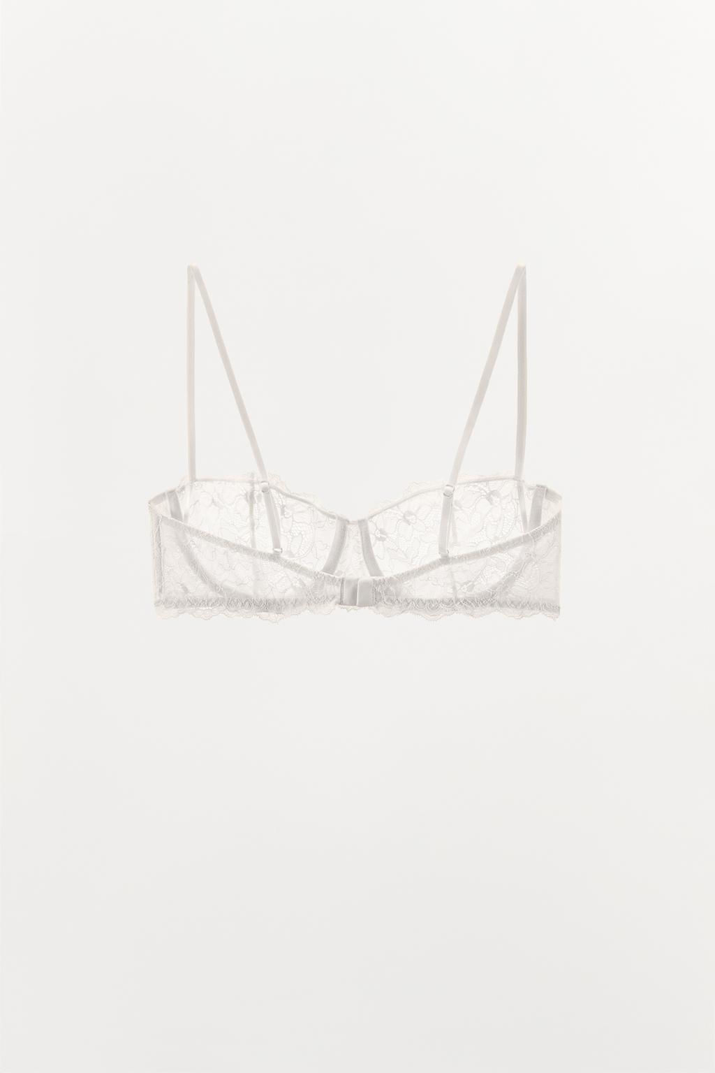 UNDERWIRED LACE BRA - Zara фото 11