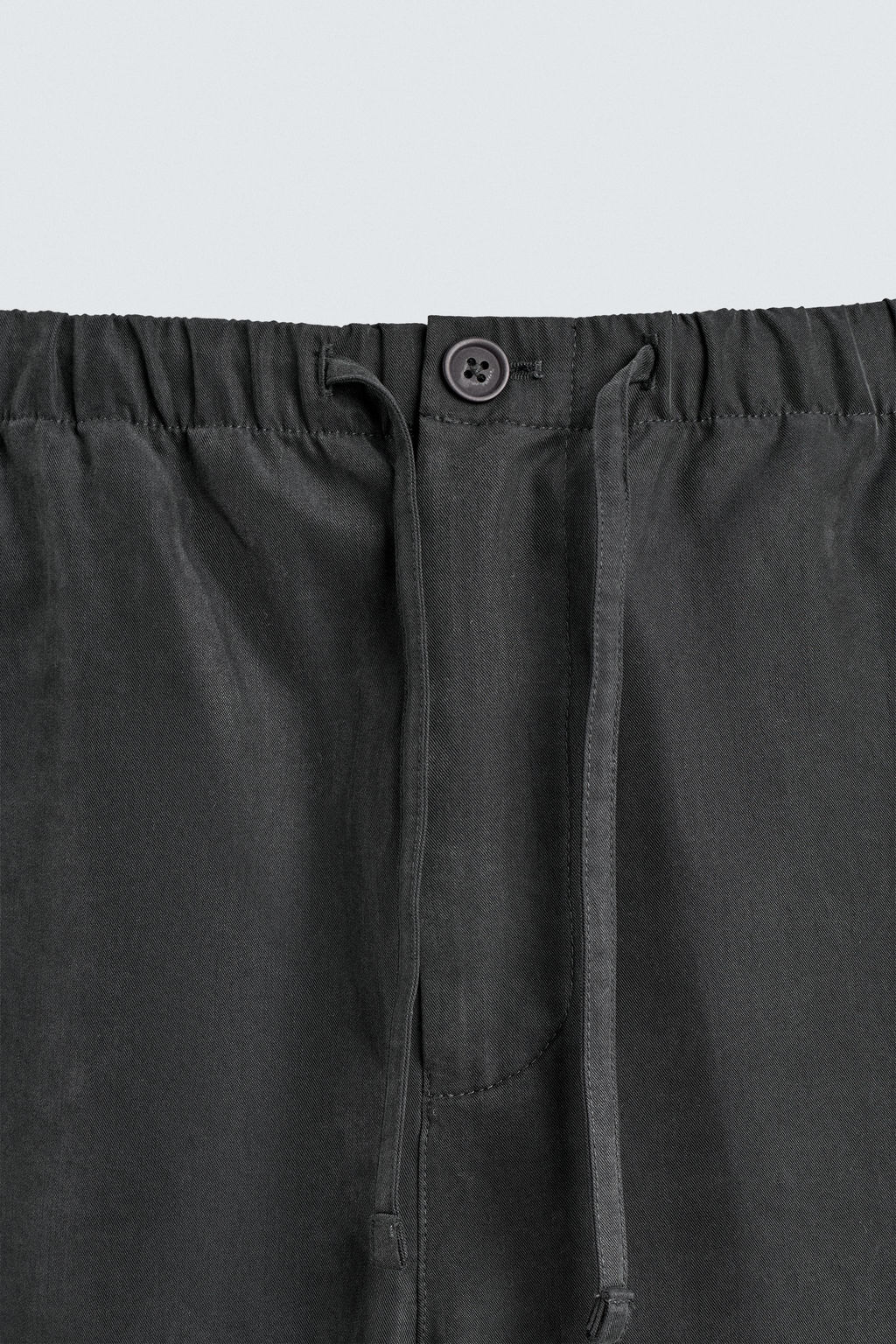 PANTAL?N FLUIDO RELAXED FIT / Gris oscuro