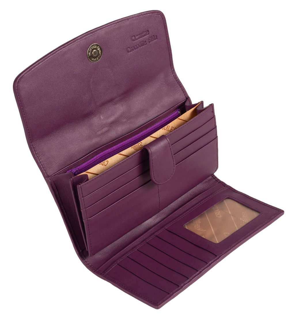 Кошелек женский из кожи крокодила - Sefaro фото 4