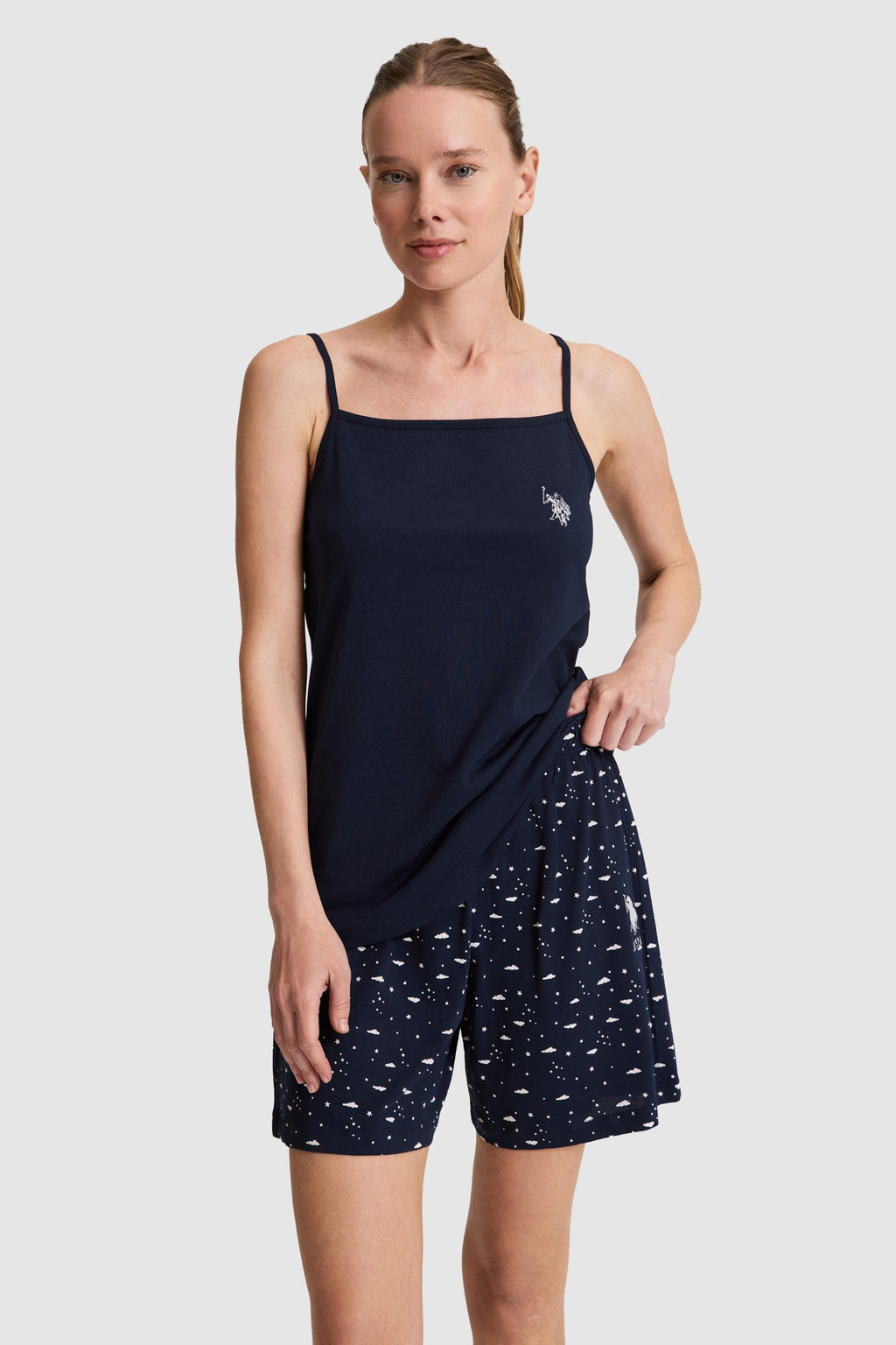 Kad_n Lacivert Pijama Tak_m_