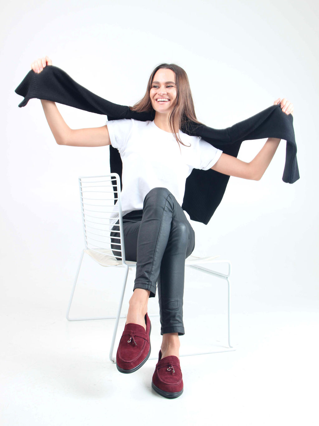 Лоферы туфли 170.2614bl. бордо замша