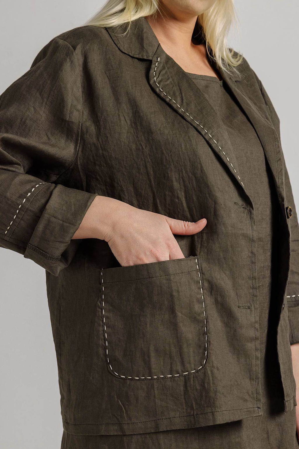 Жакет женский Ж91029/01/Хаки